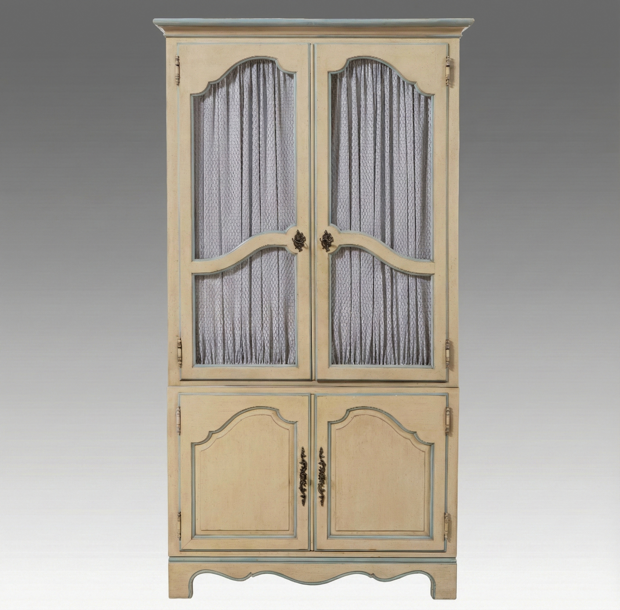 Milling Road Furniture French Provincial Style Painted Armoire