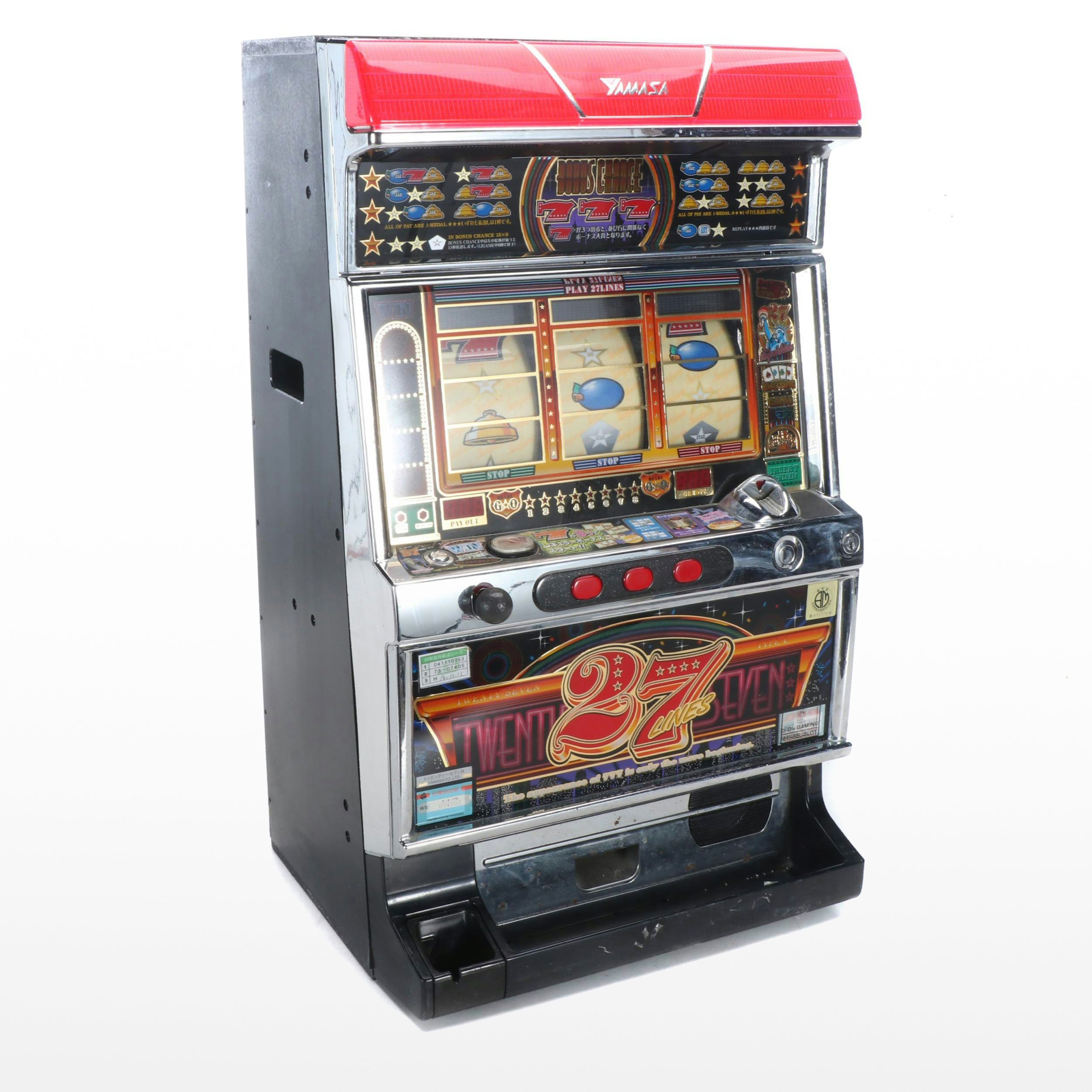 Yamasa Twenty-Seven Lines Japanese Slot Machine