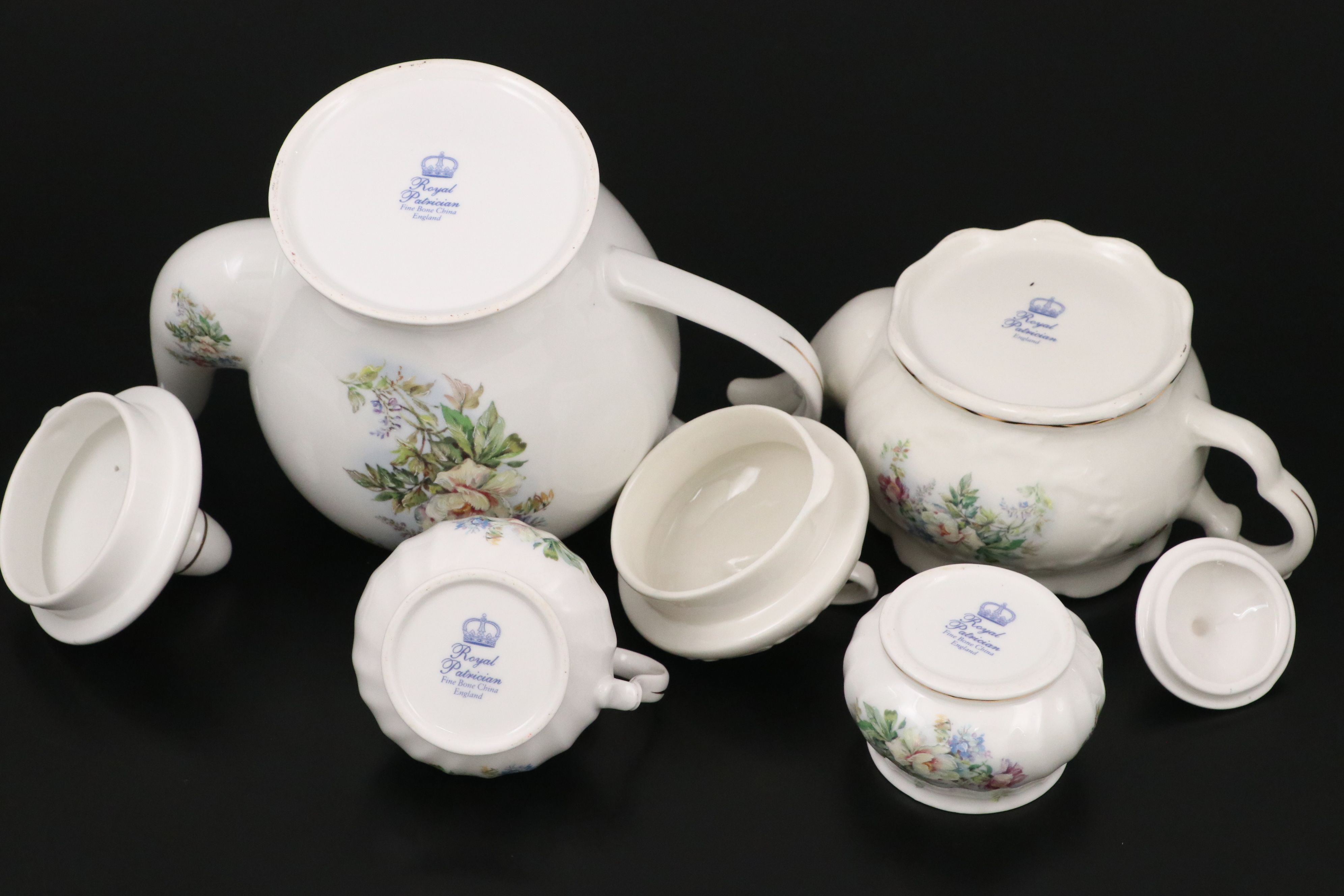 Royal Patrician "Aurora" Porcelain Tea Set and Accessories