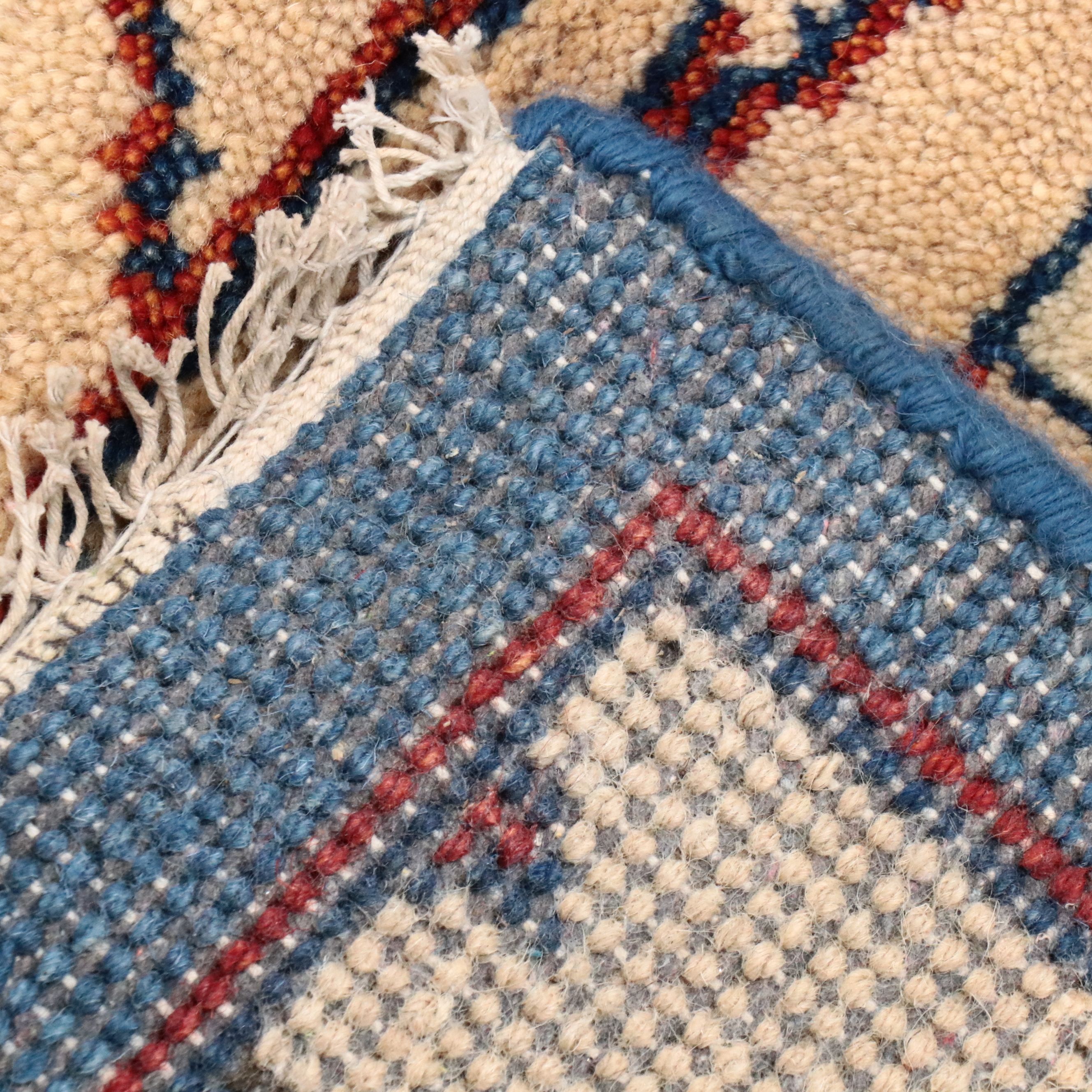 9'8 x 13'10 Hand-Knotted Indo-Persian Ziegler Pictorial Room-Sized Rug