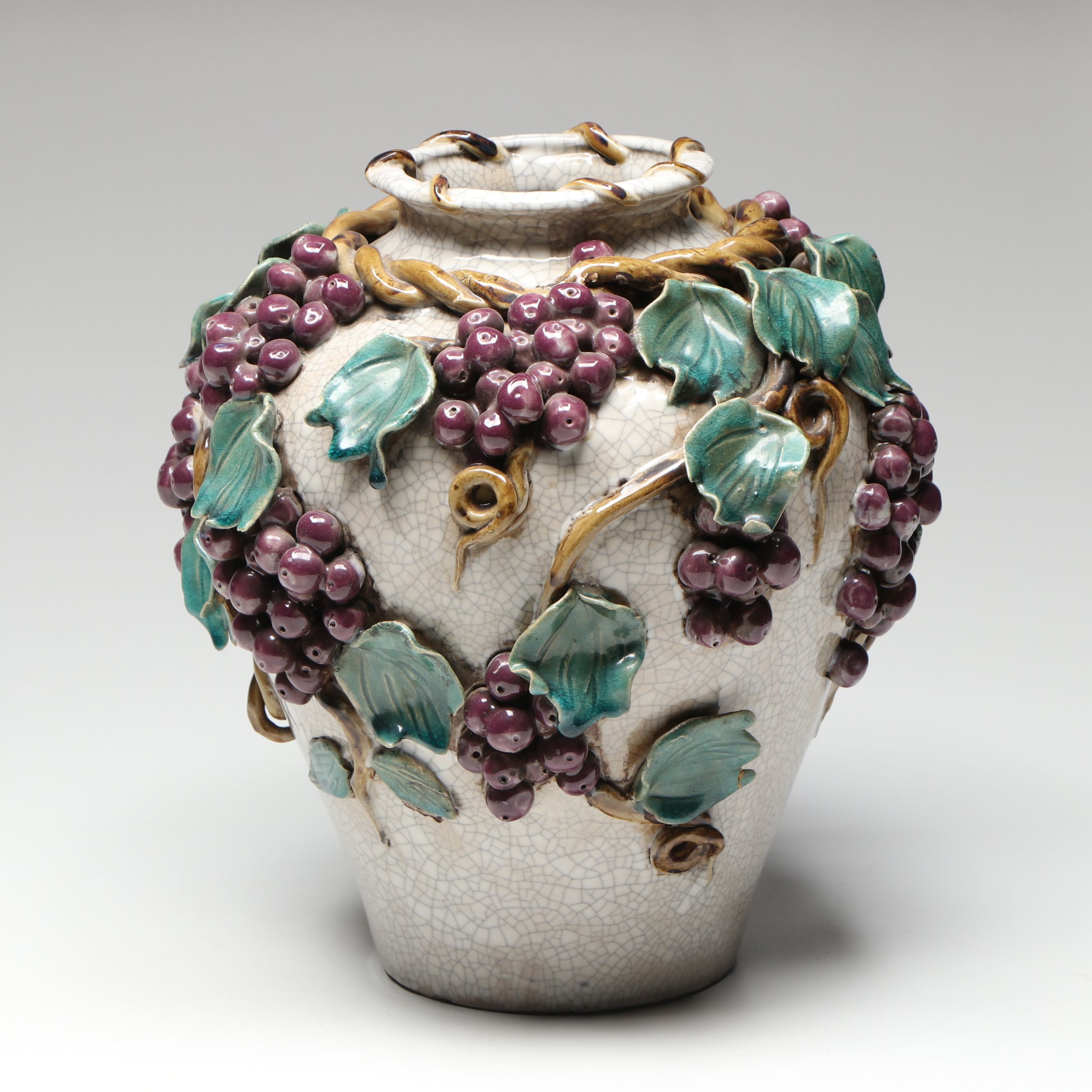 Grapevine Ceramic Vase