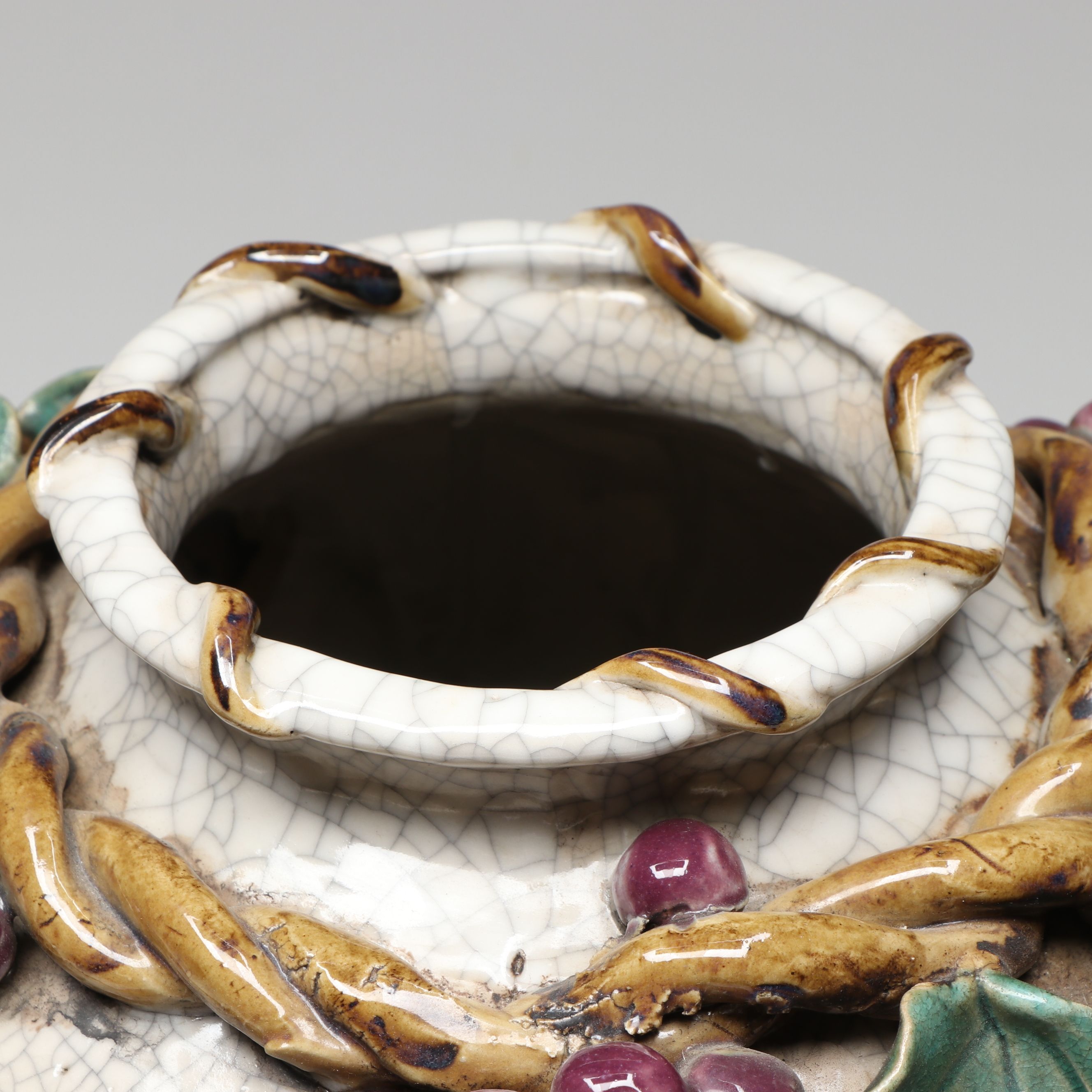 Grapevine Ceramic Vase