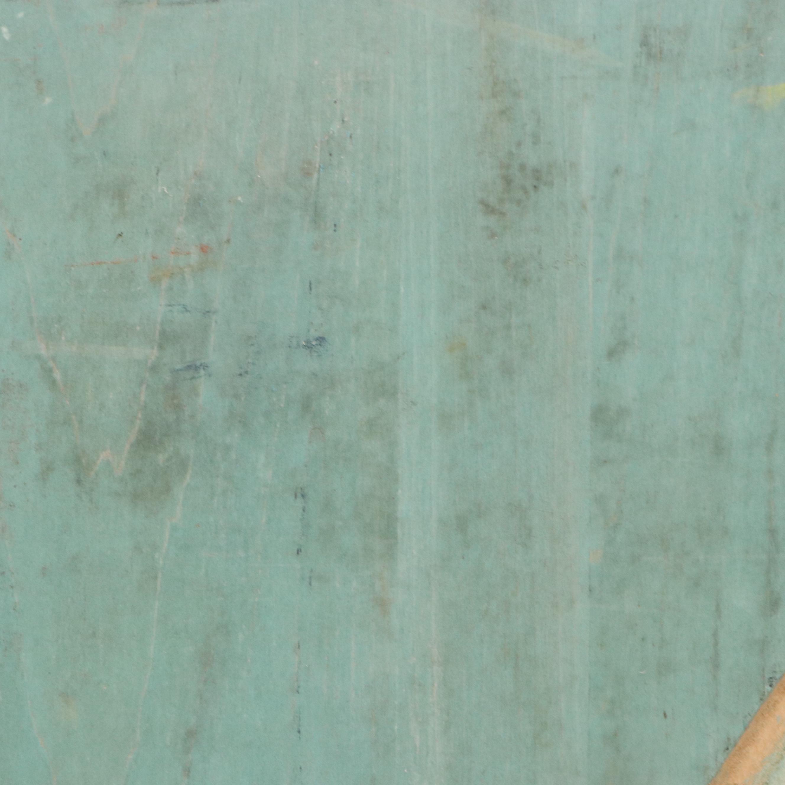 Carved Wood Advertisement/Sign Print Plate, Mid-20th Century