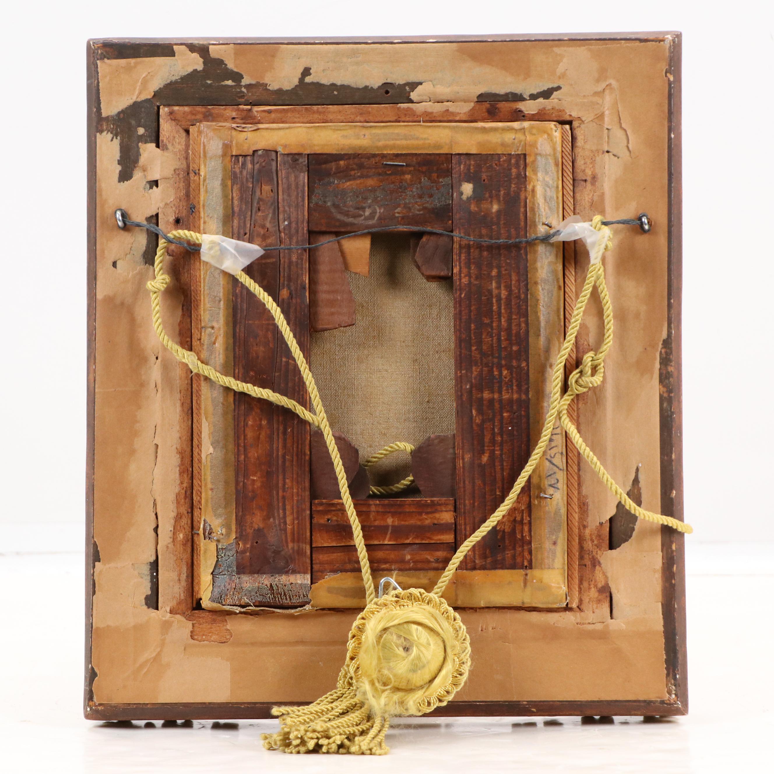 Frédéric Soulacroix Oil Painting of Young Woman Writing, Circa 1880s