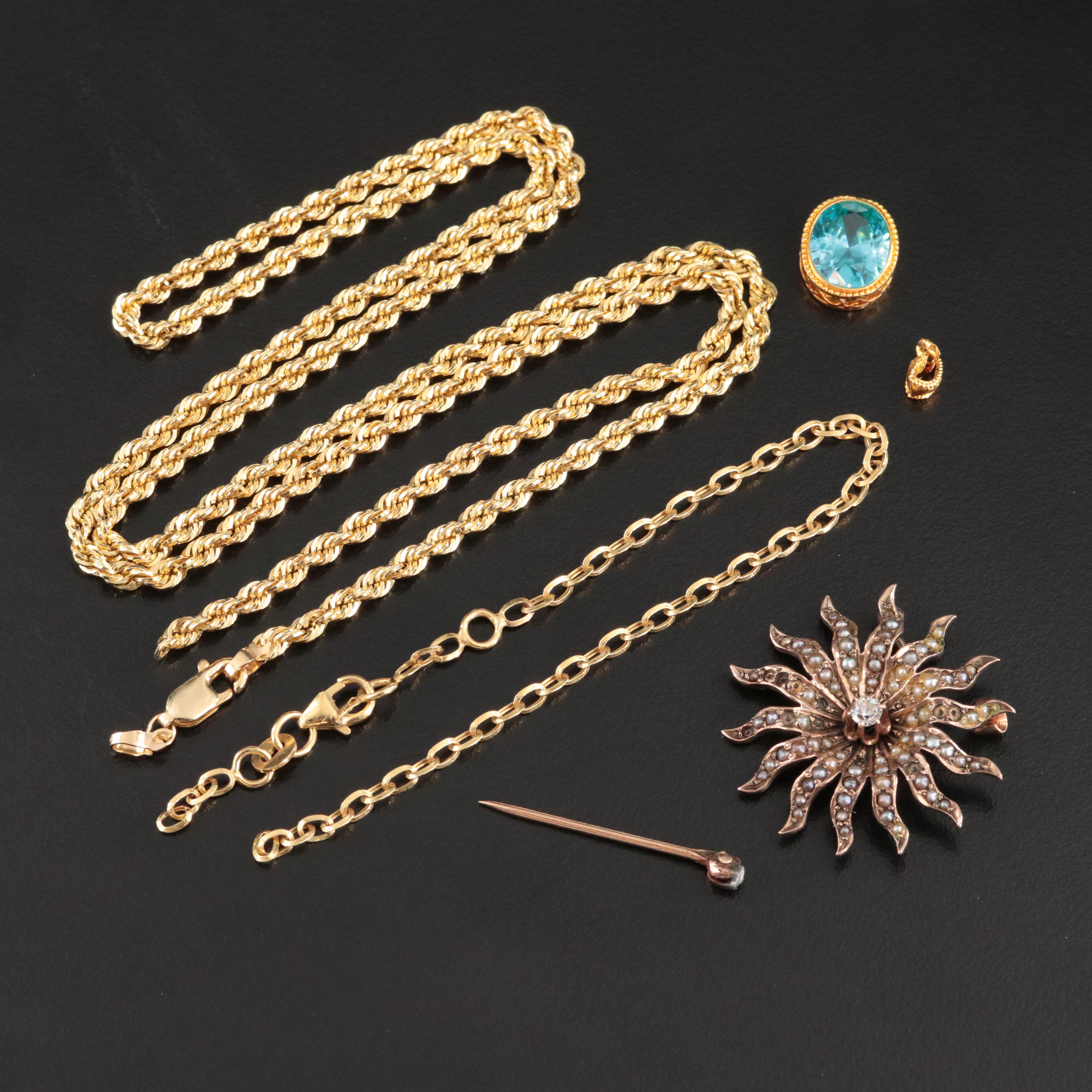 Gold Scrap Lot Including 10K, 14K and 18K