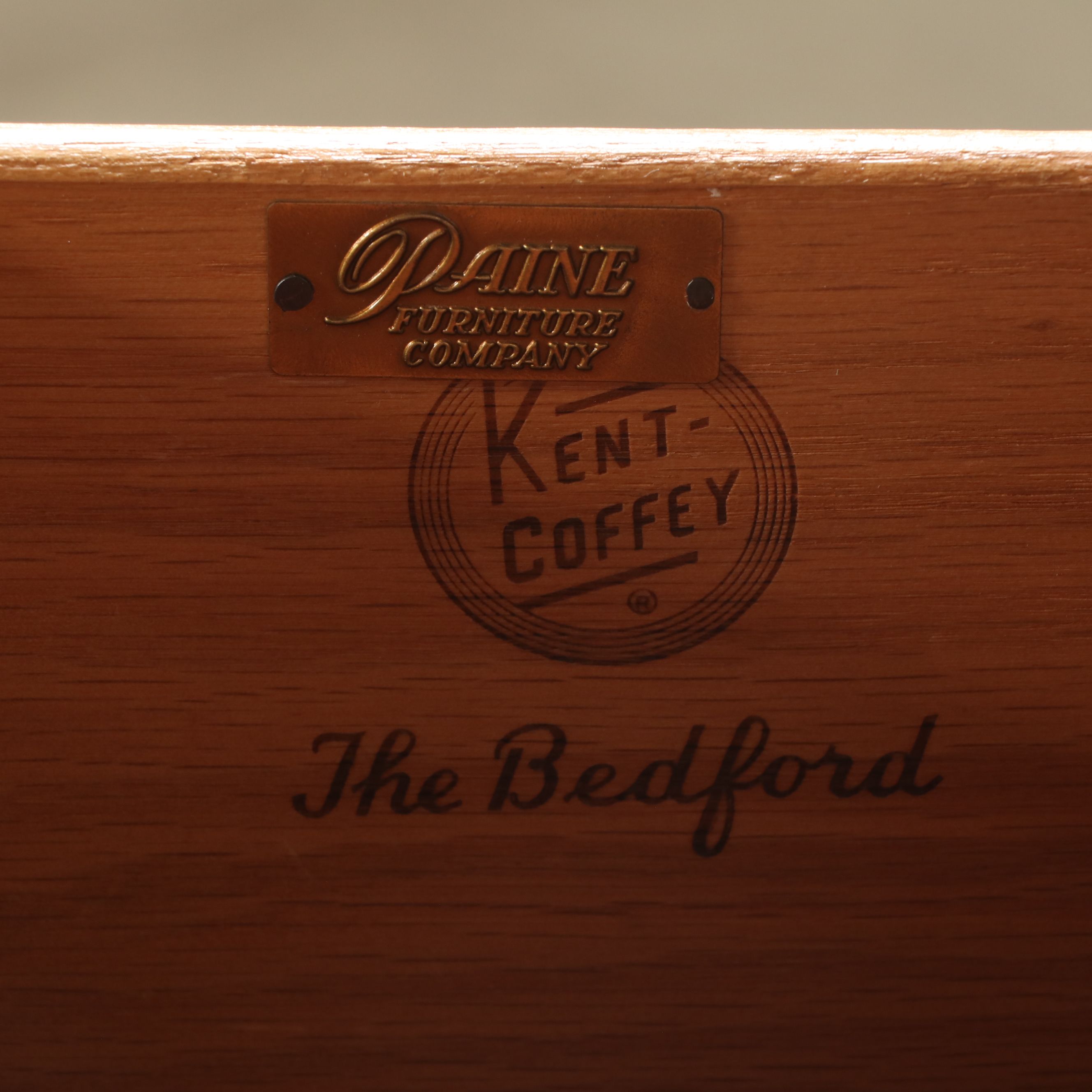 Kent-Coffey "The Bedford" Walnut Chest of Drawers