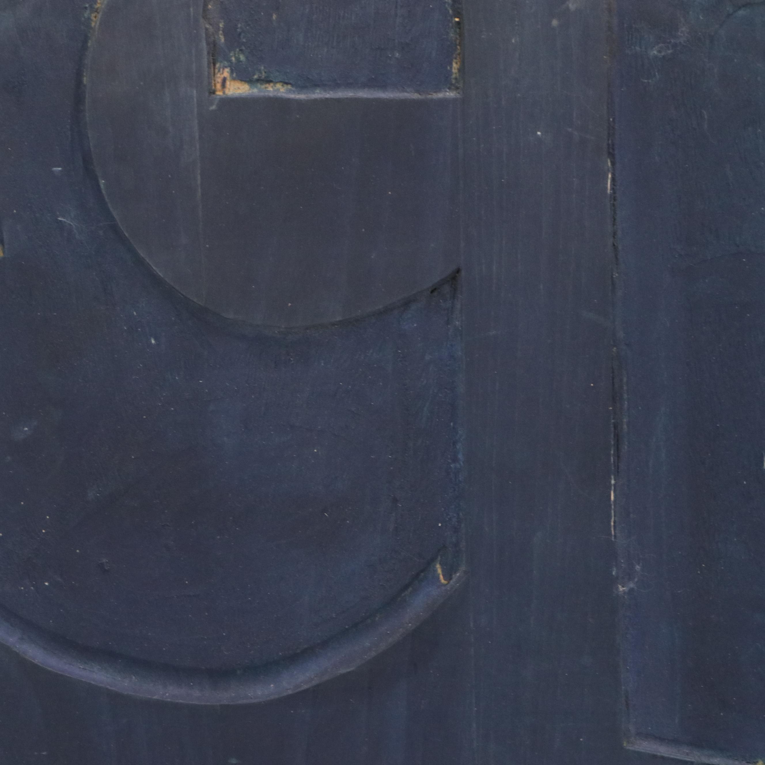 King Reid Shows and Blue Grass Carved Wood Advertisement Plates, Mid-20th C.