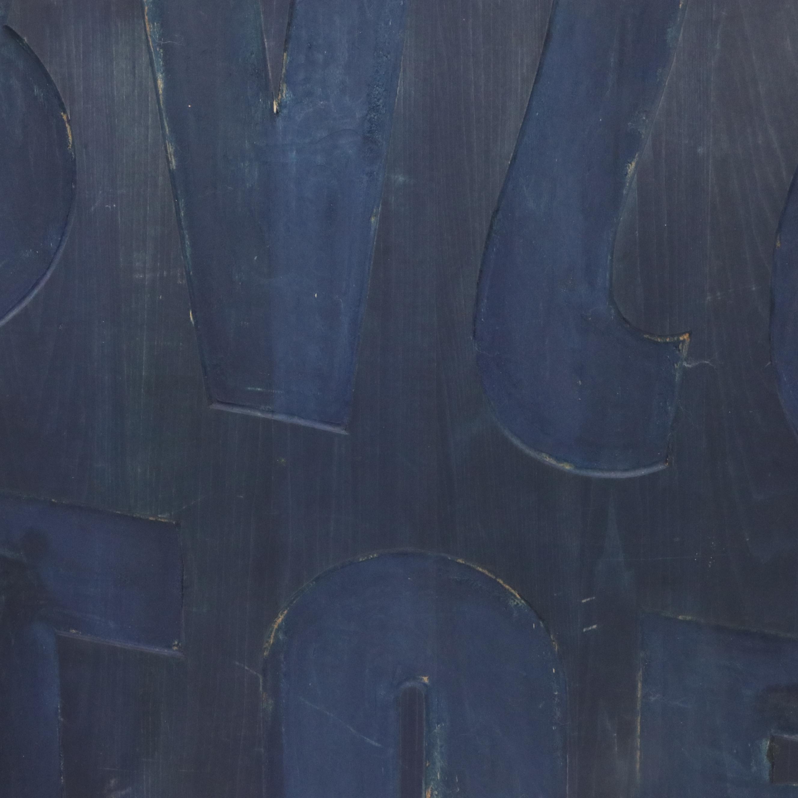 King Reid Shows and Blue Grass Carved Wood Advertisement Plates, Mid-20th C.