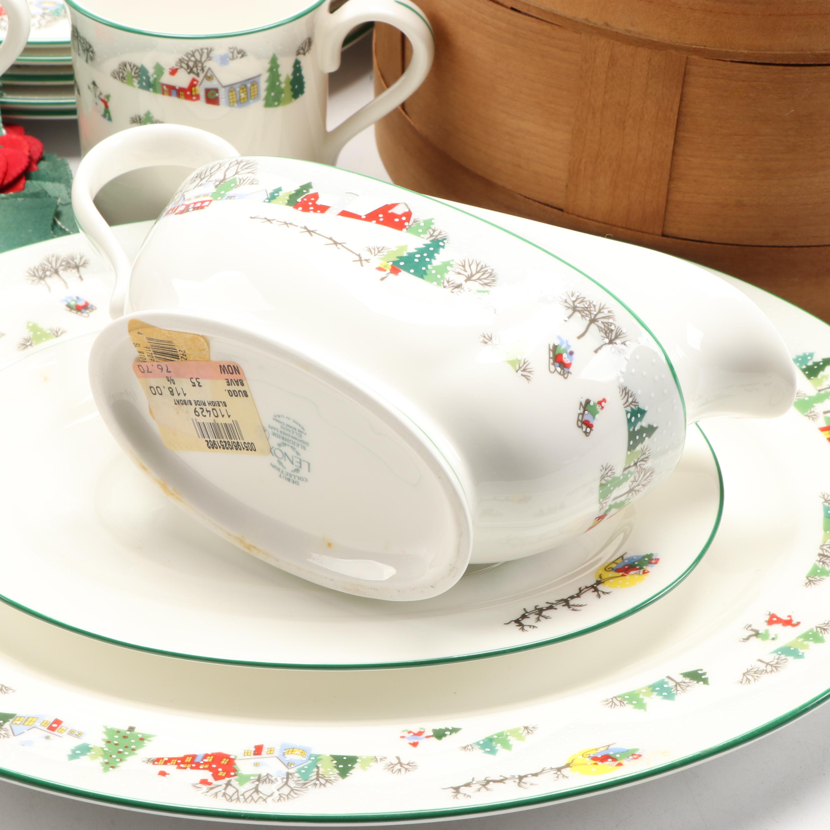 Gorham Crystal Cardinal Votives, Lenox Holiday Dishes and More Christmas Décor