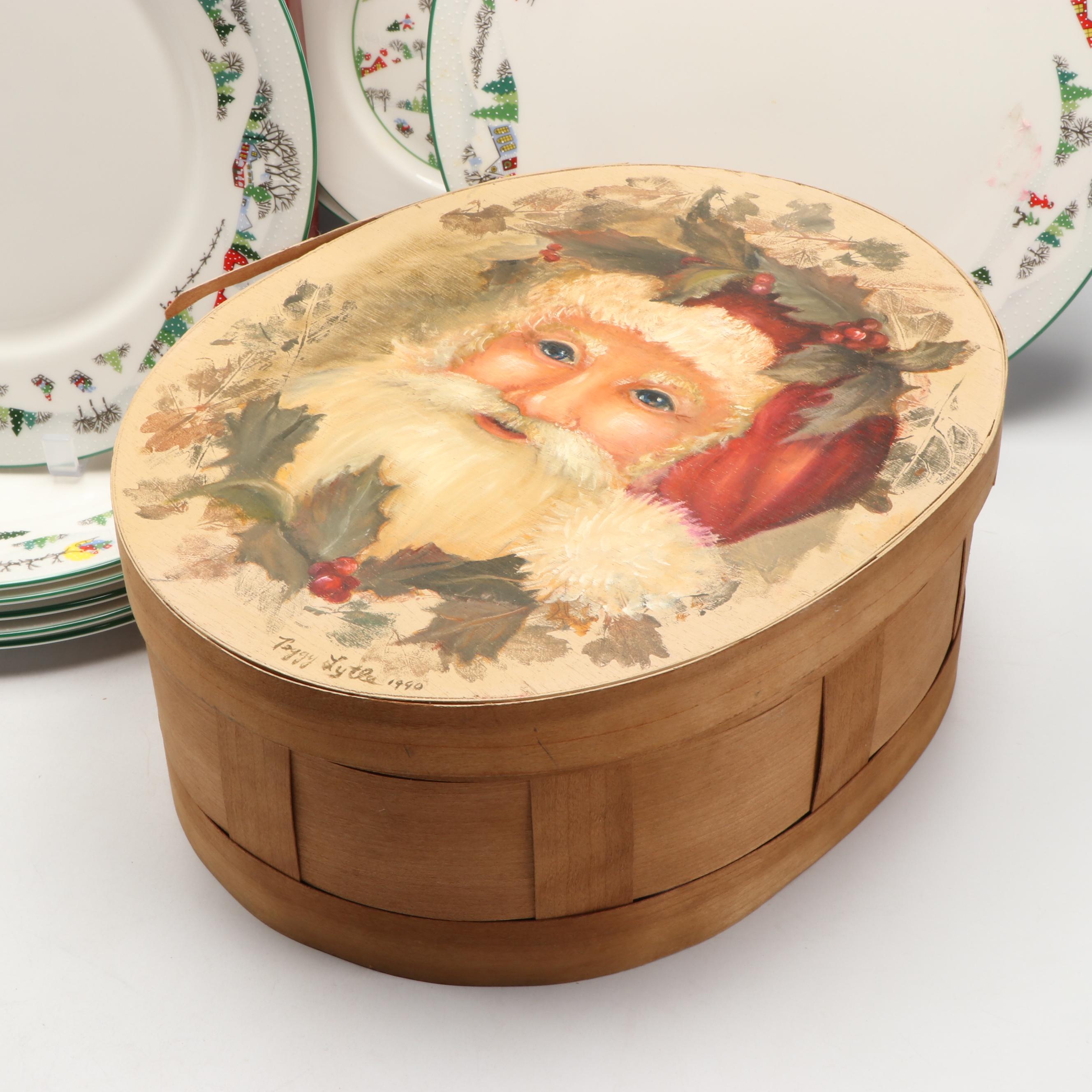 Gorham Crystal Cardinal Votives, Lenox Holiday Dishes and More Christmas Décor