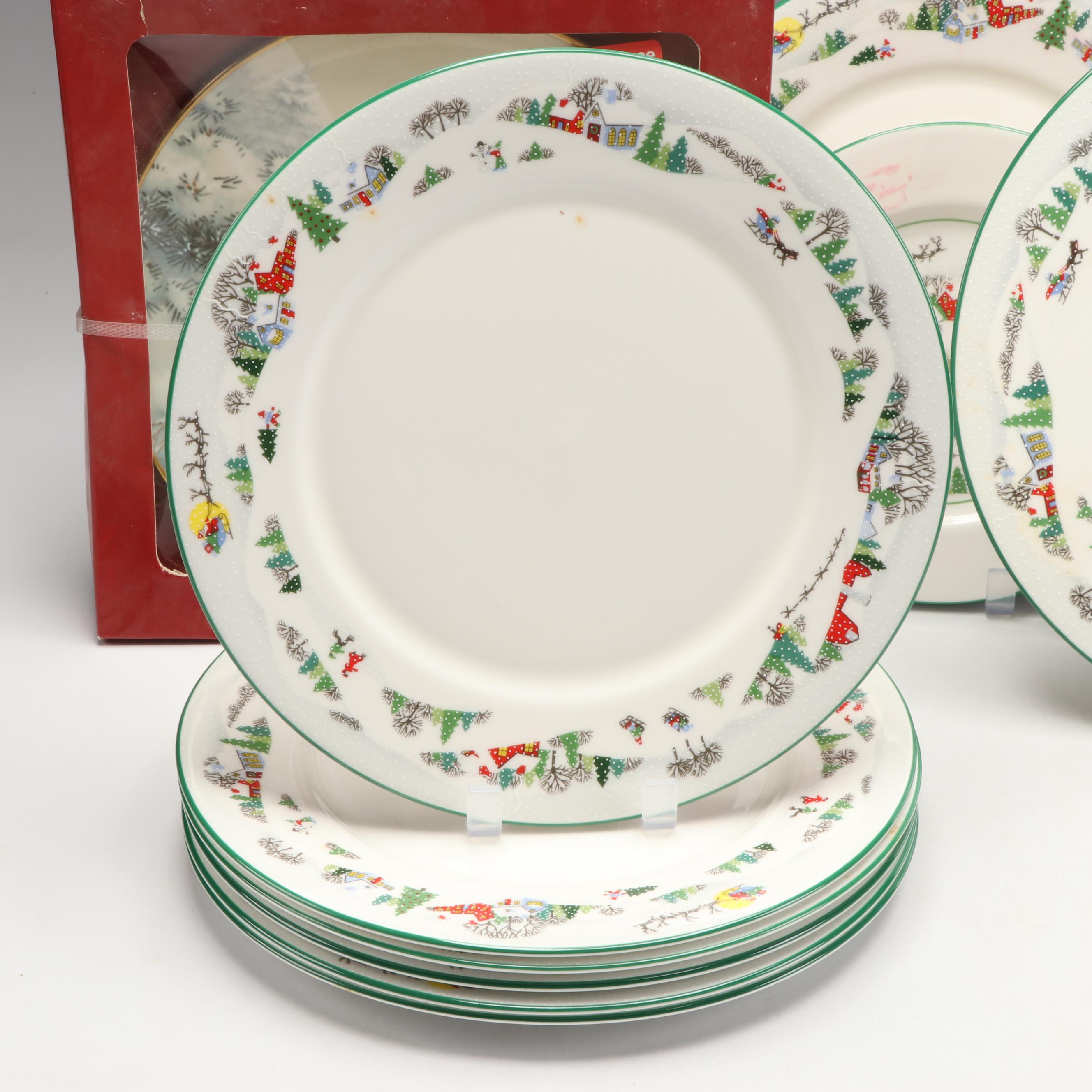 Gorham Crystal Cardinal Votives, Lenox Holiday Dishes and More Christmas Décor