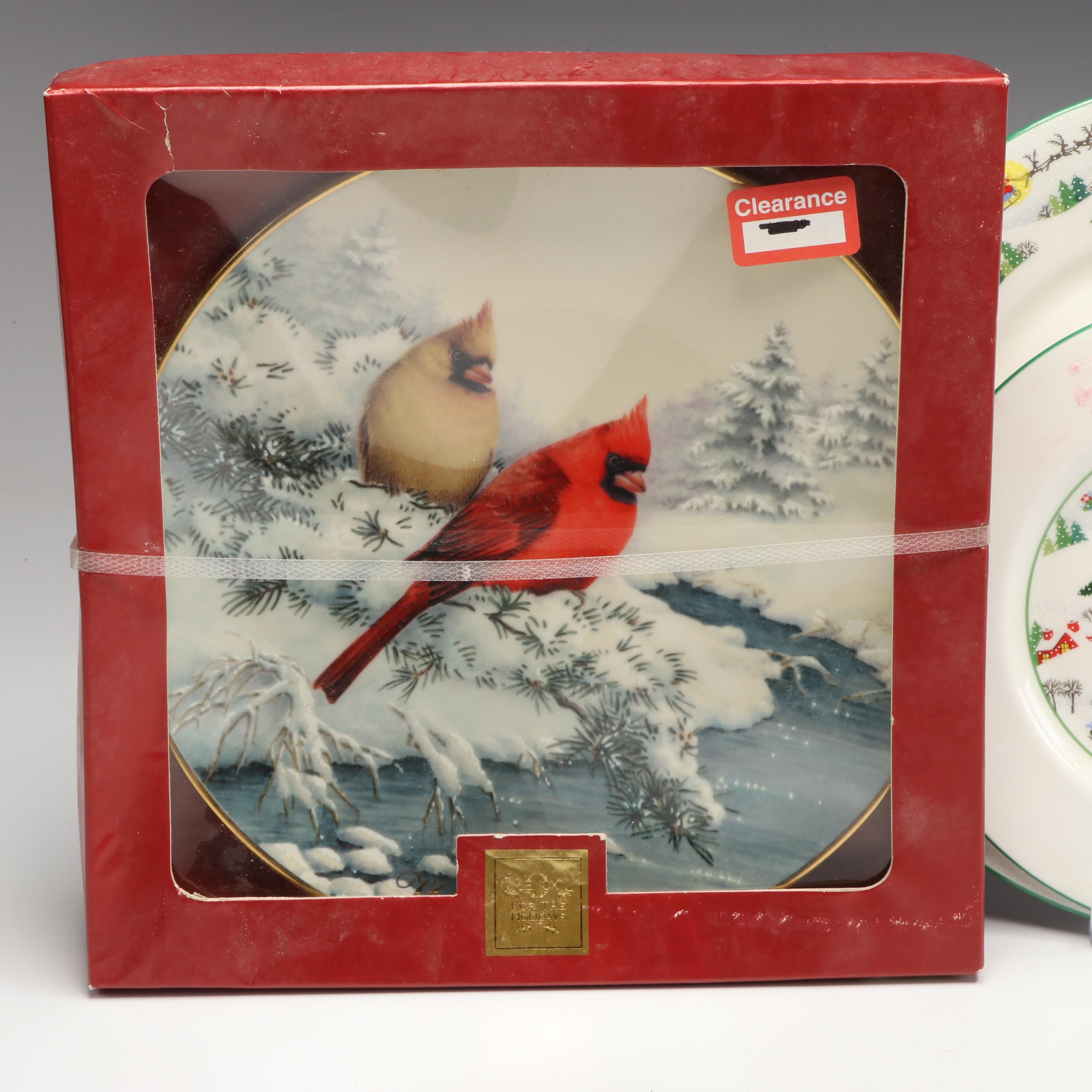 Gorham Crystal Cardinal Votives, Lenox Holiday Dishes and More Christmas Décor