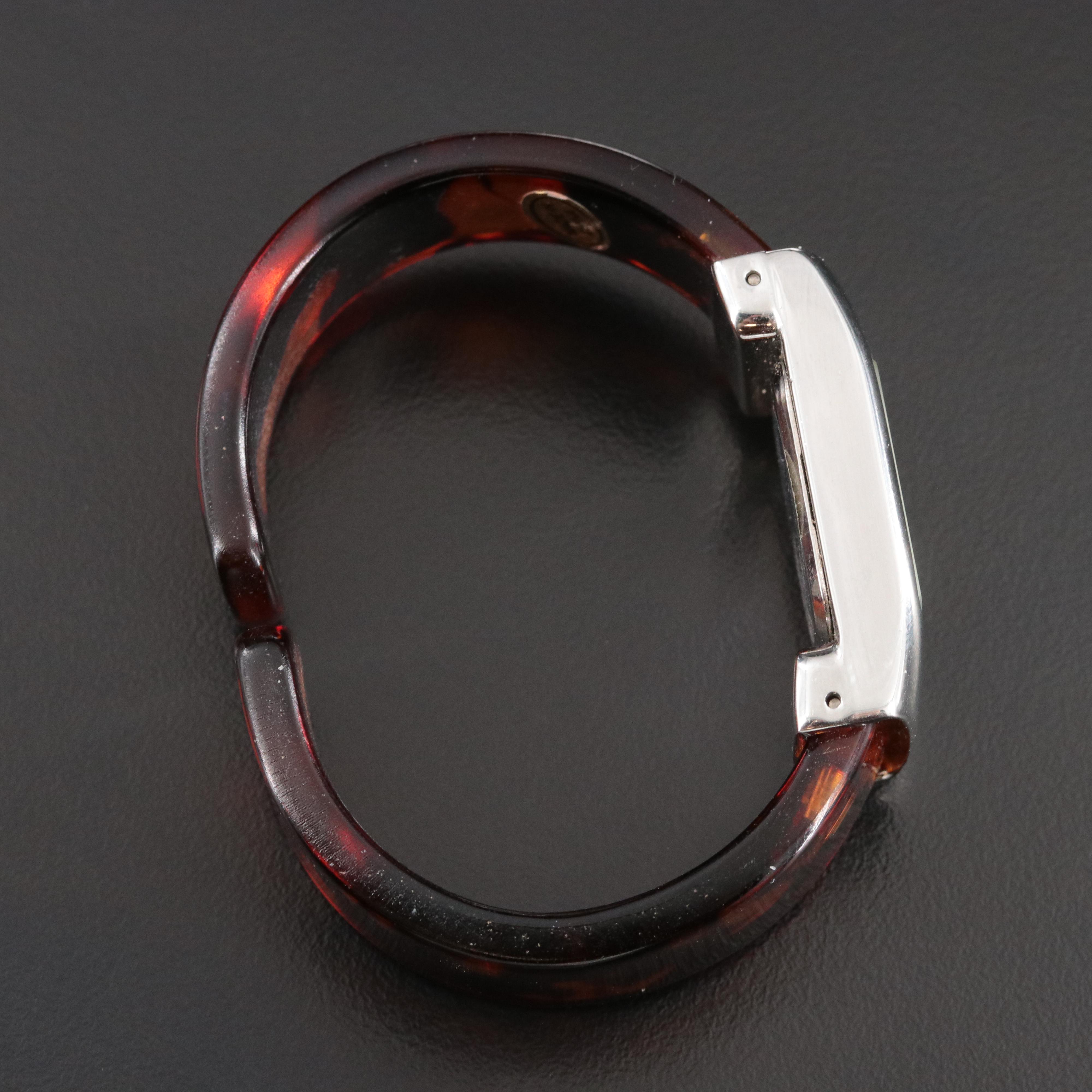 Geneva Spring Loaded Cuff Watch