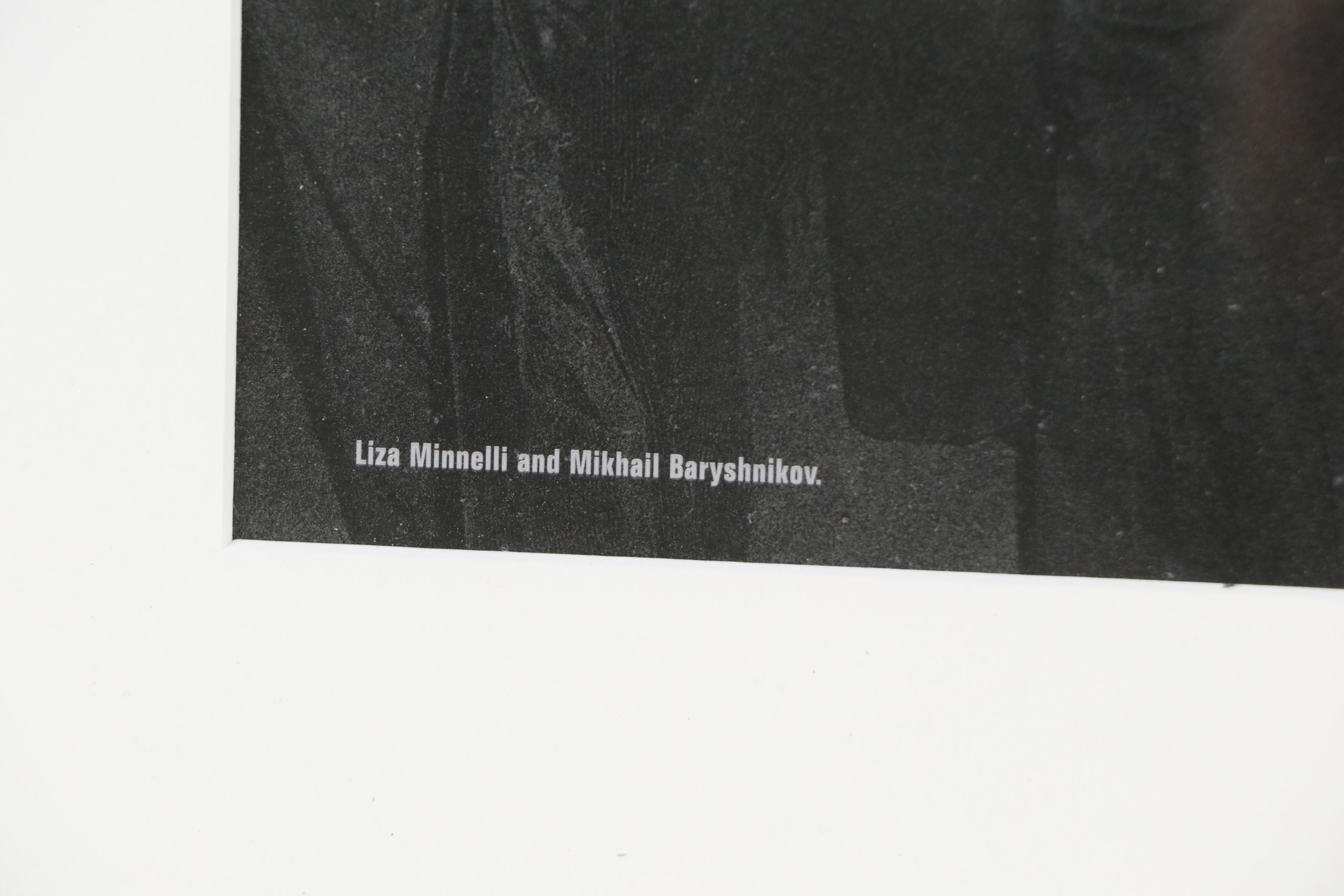 Offset Lithograph of Liza Minnelli and Mikhail Baryshnikov