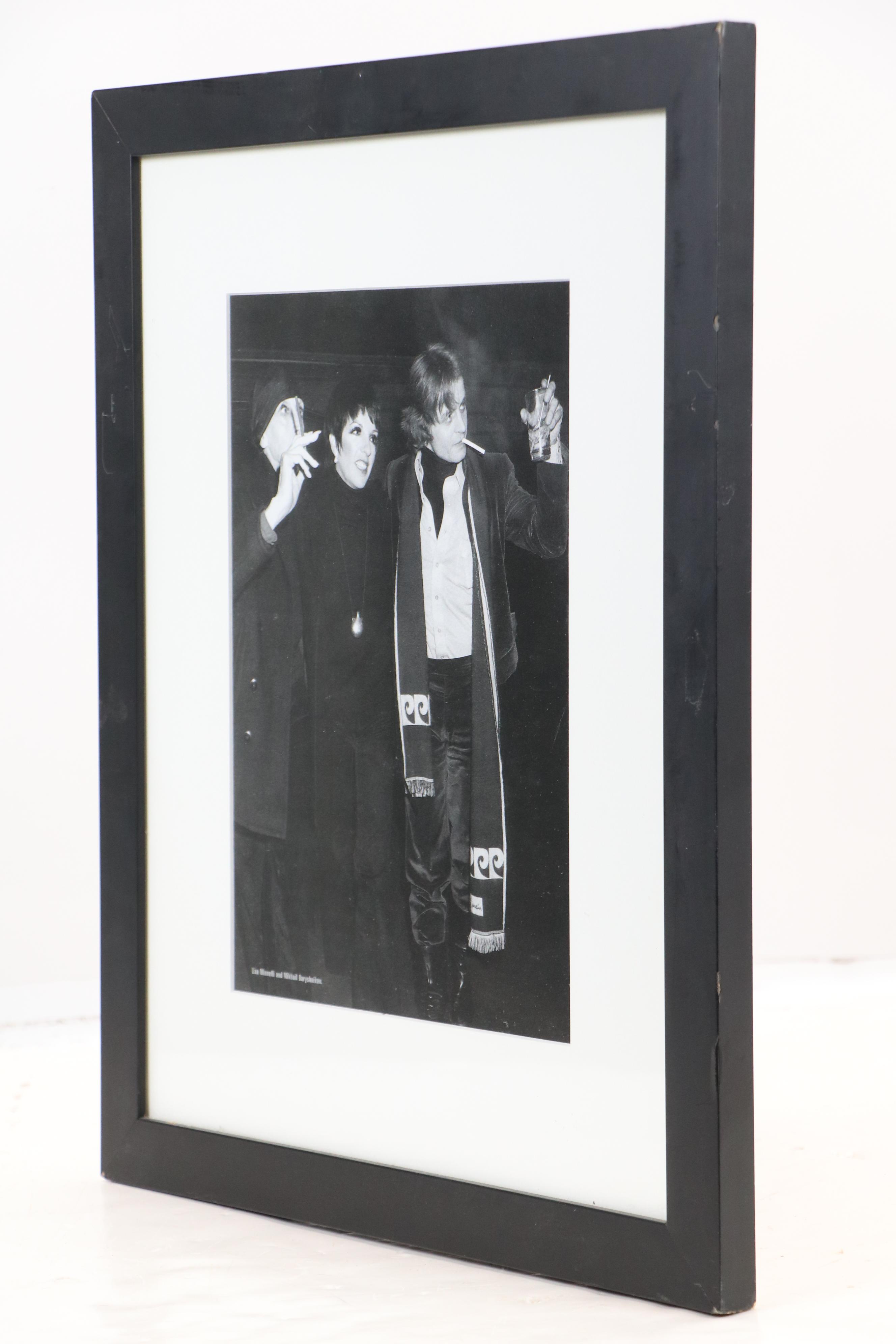 Offset Lithograph of Liza Minnelli and Mikhail Baryshnikov