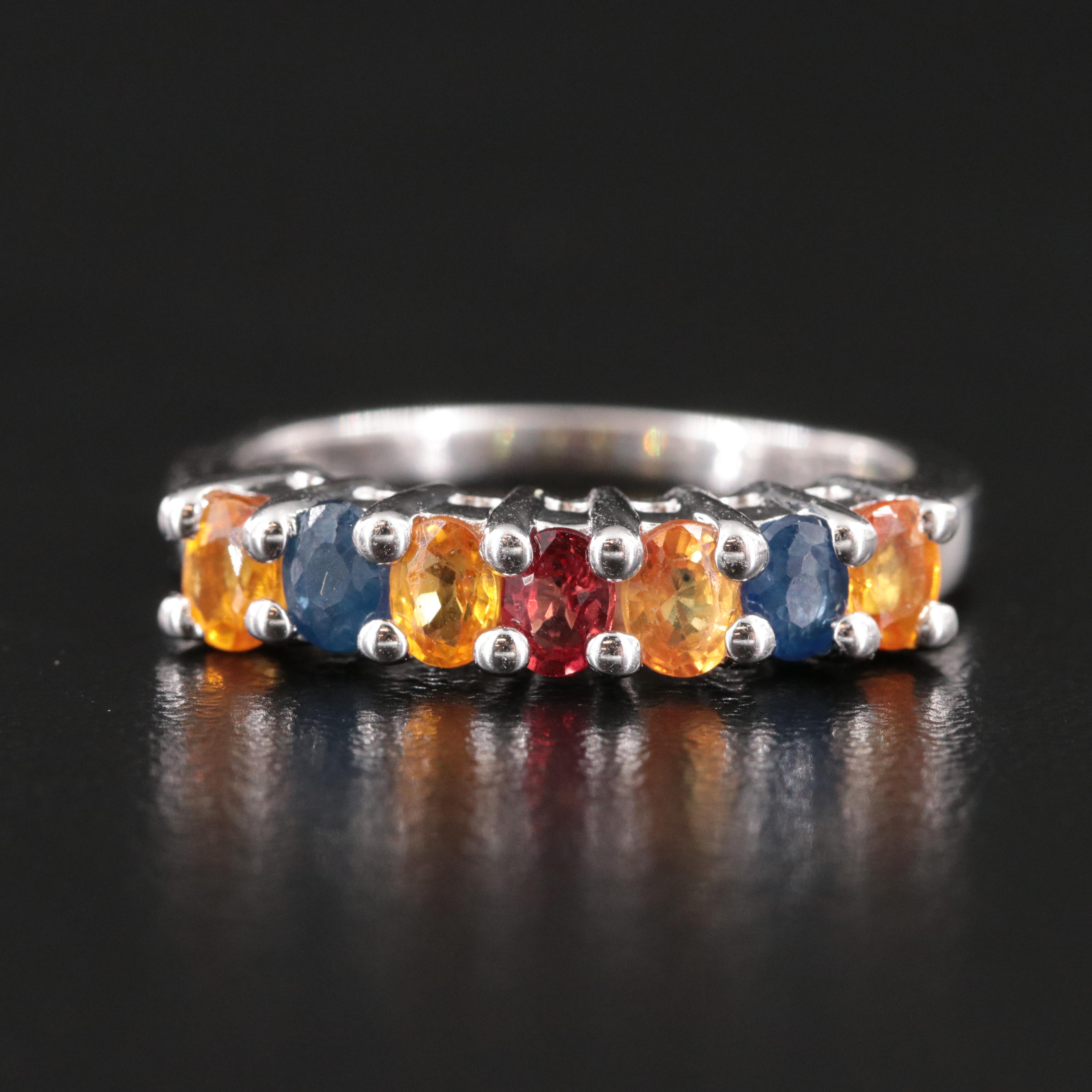 Sterling Sapphire Ring