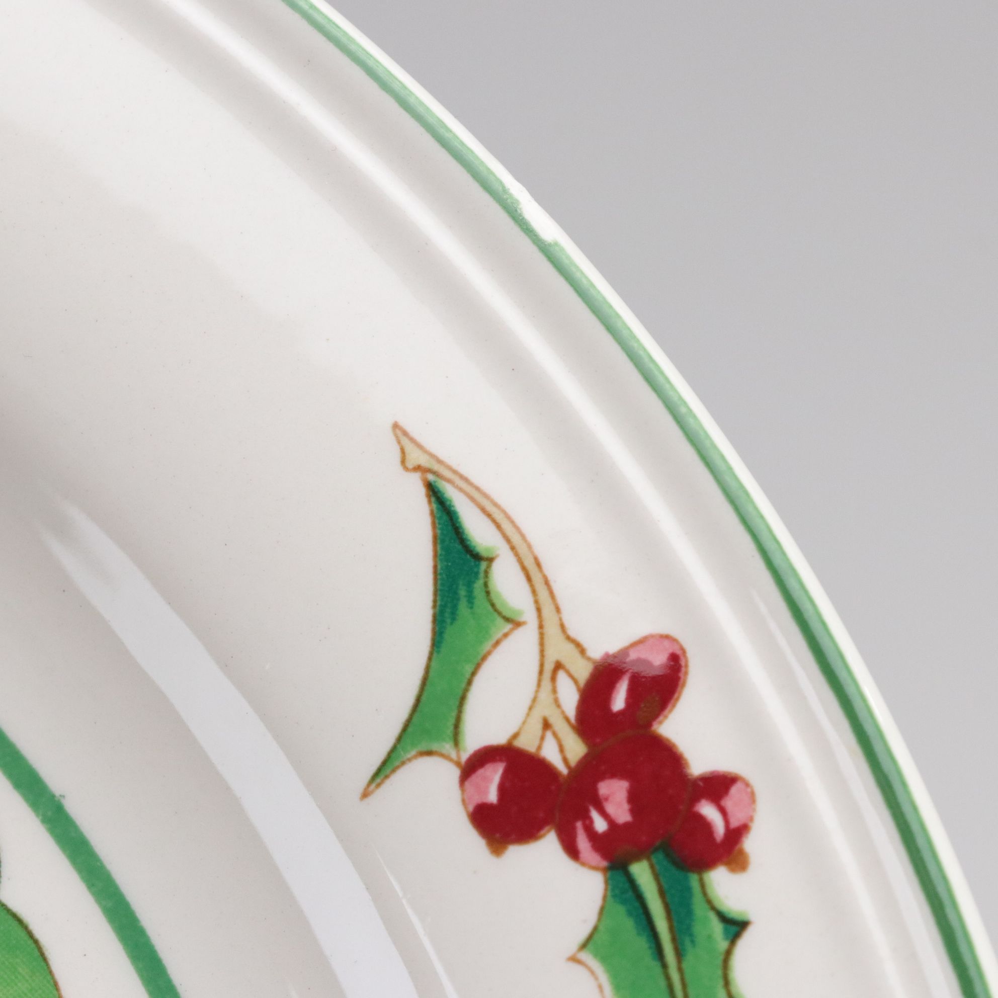 Sango "White Christmas" Dinnerware for Eight with Tureen, Candlesticks and More