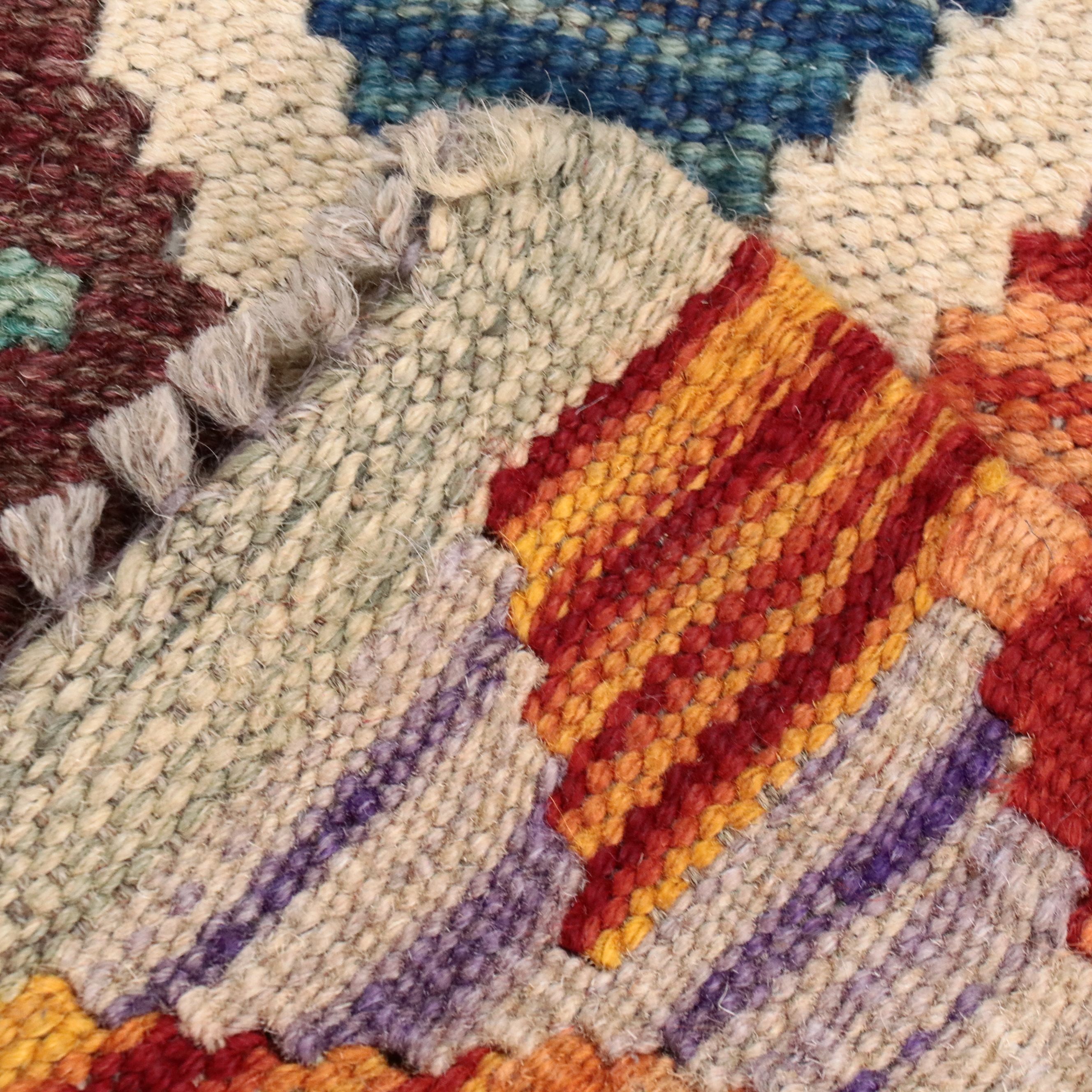 2'10 x 13'2 Handwoven Pakistani Kilim Long Rug