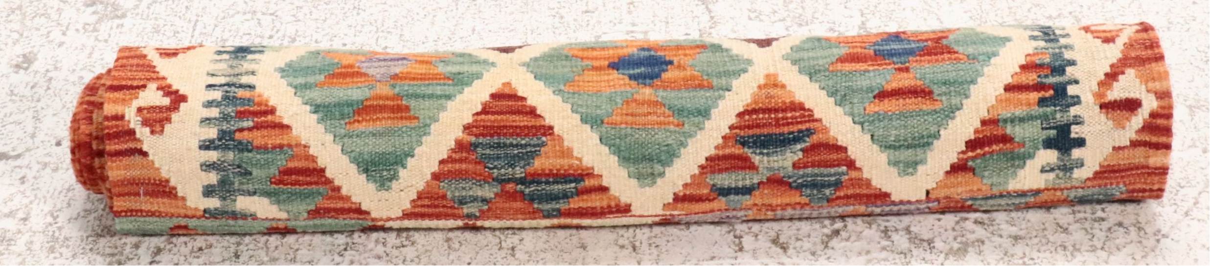 2'10 x 13'2 Handwoven Pakistani Kilim Long Rug