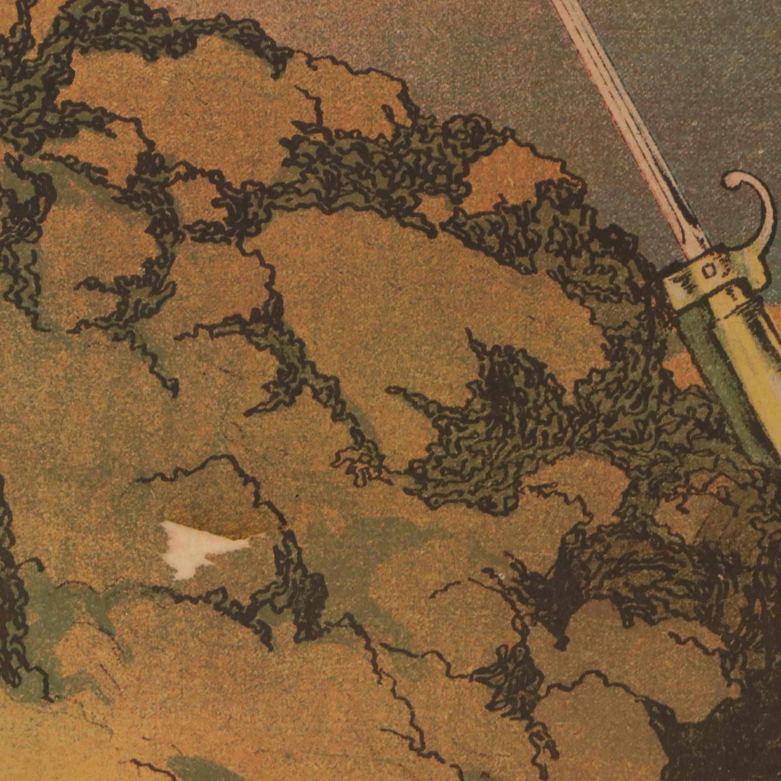 French WWI Color Lithograph Poster After André Devambez, Early 20th Century