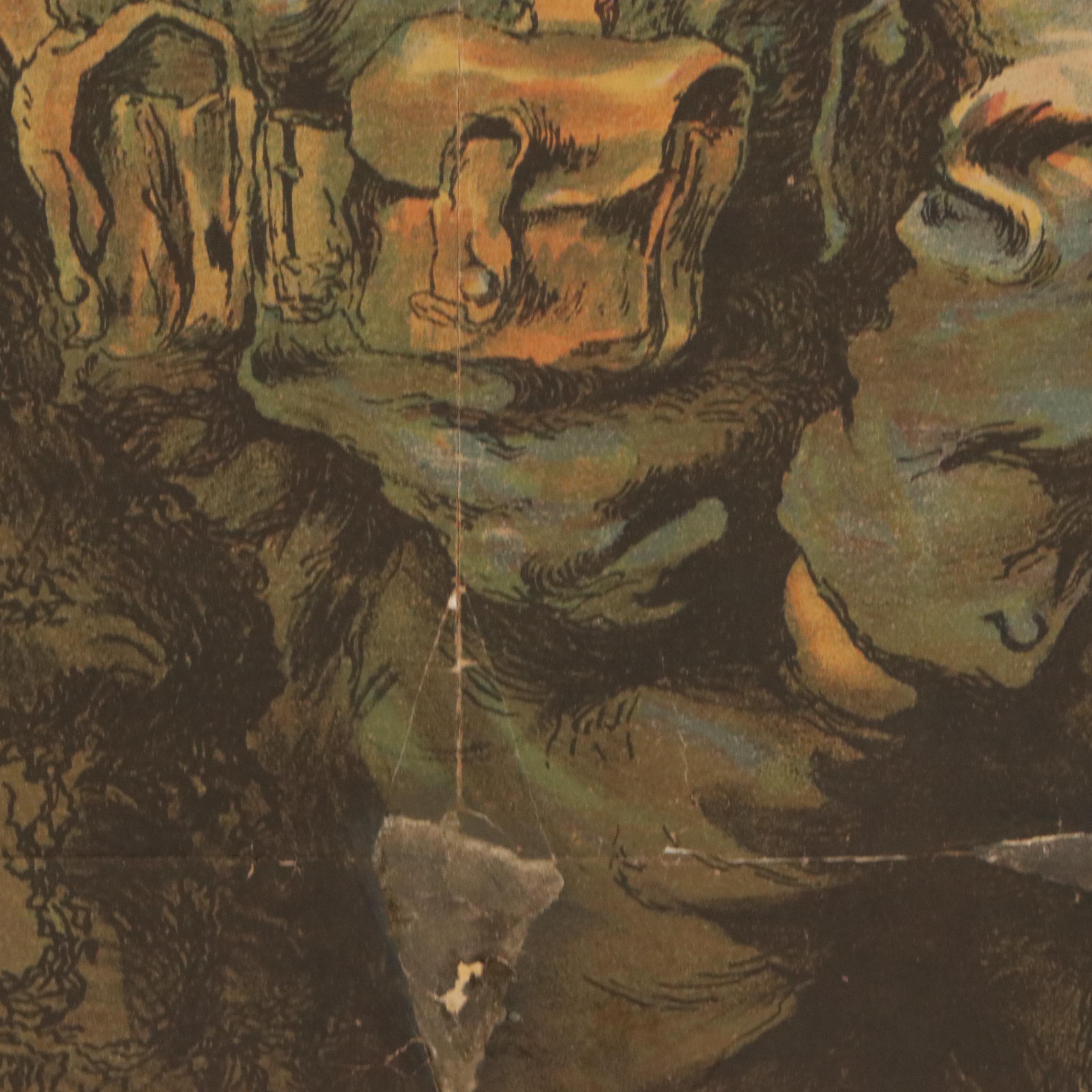 French WWI Color Lithograph Poster After André Devambez, Early 20th Century