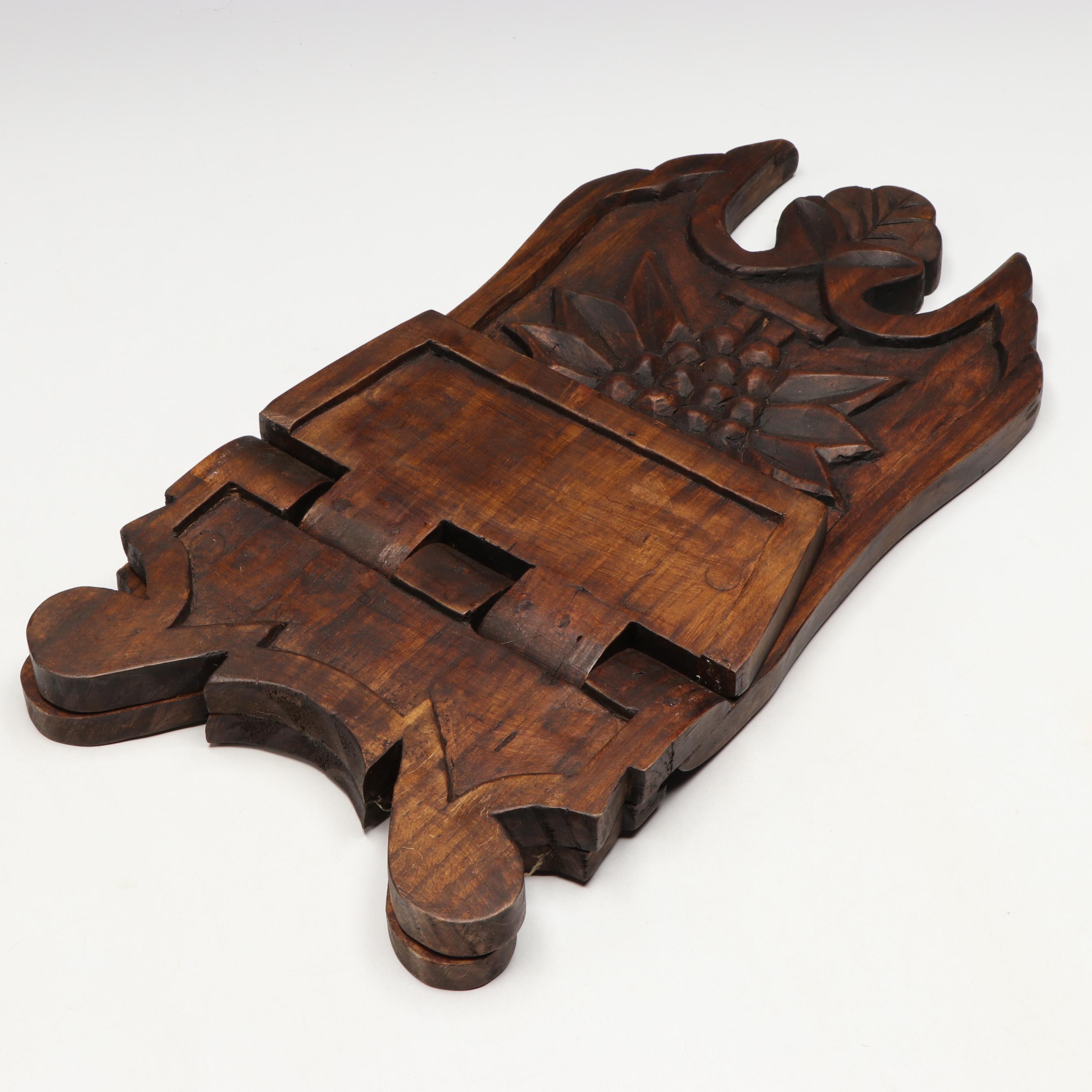 Calf Bound "The Gaucho Martín Fierro" by José Hernández with Wooden Book Stand