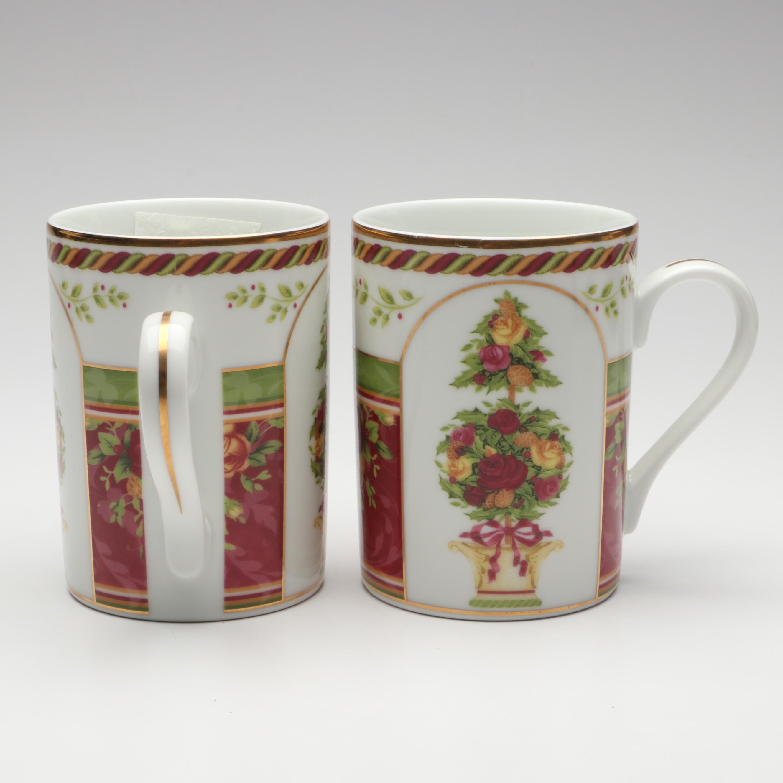 Lenox "American Christmas" Mug Set with Musical Cake Platter and More Décor