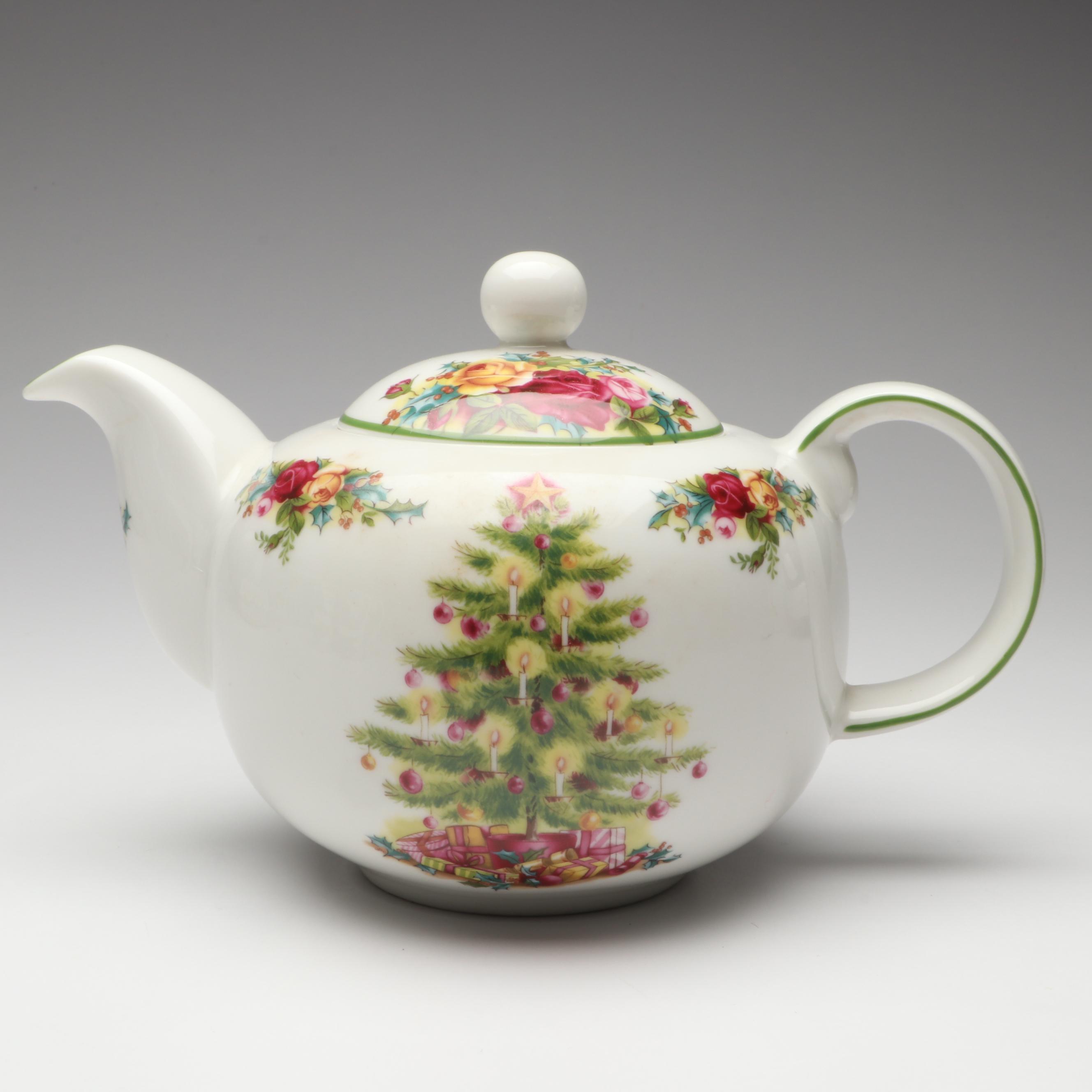 Lenox "American Christmas" Mug Set with Musical Cake Platter and More Décor