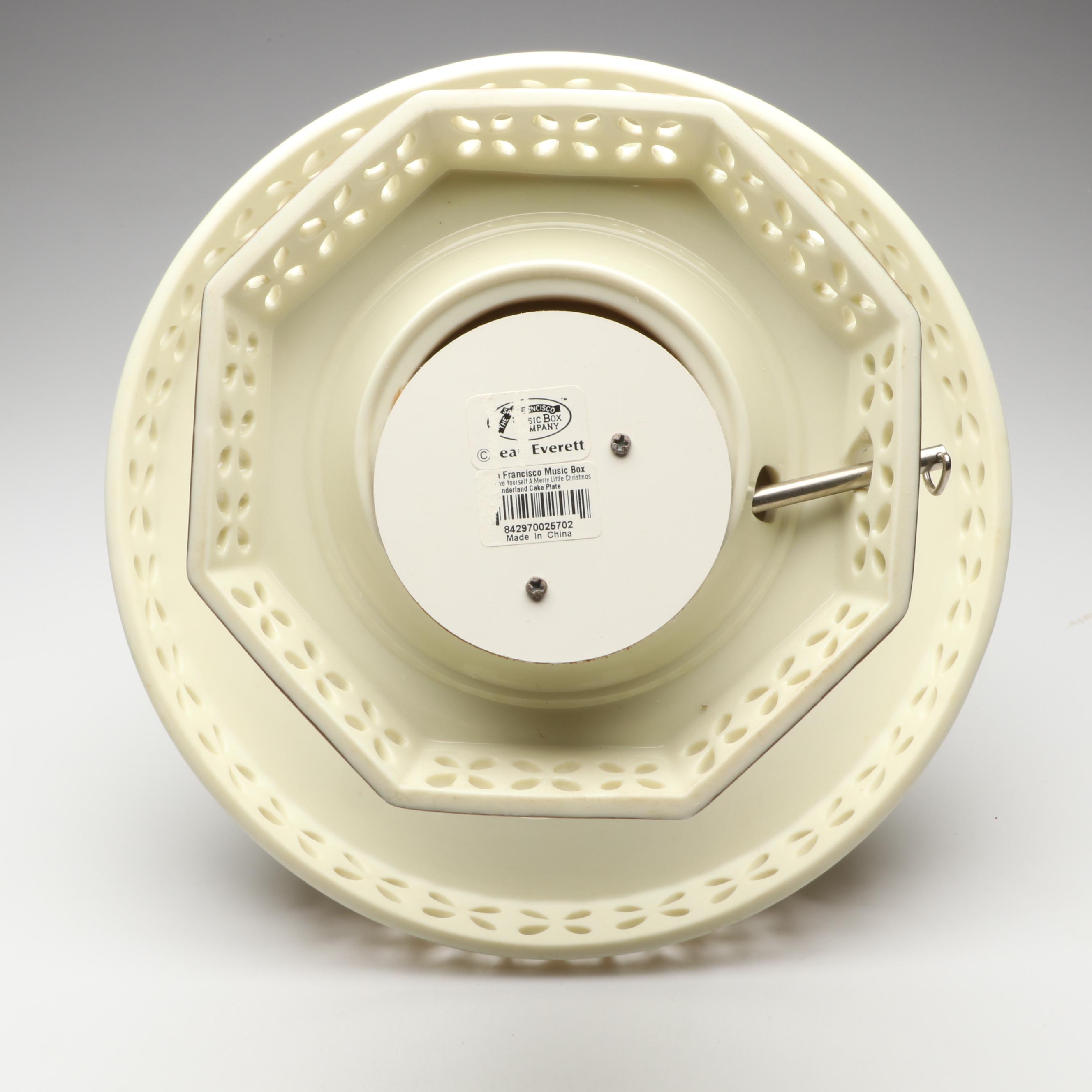 Lenox "American Christmas" Mug Set with Musical Cake Platter and More Décor