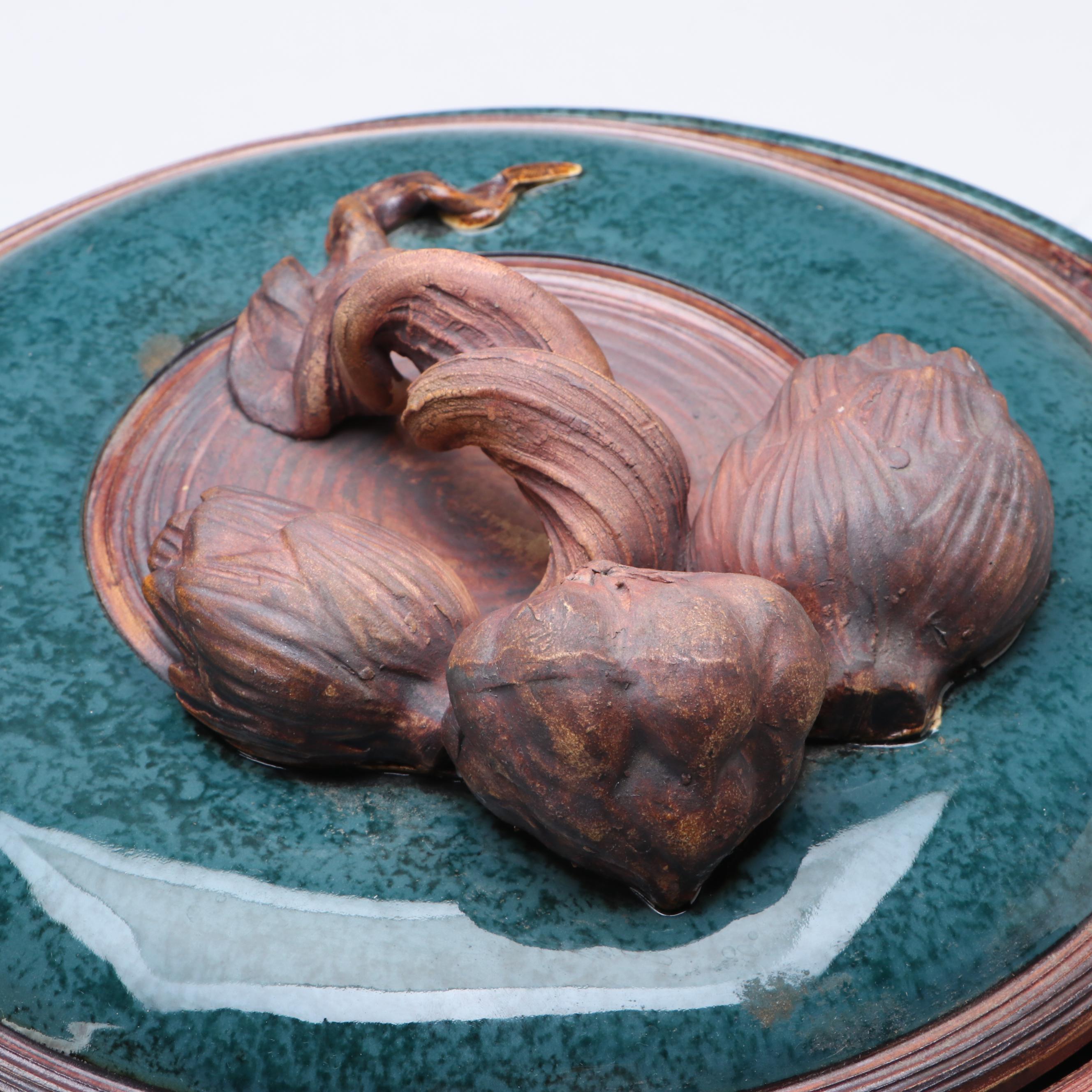 Terrafirma Art Pottery Lidded Bowl, 1995