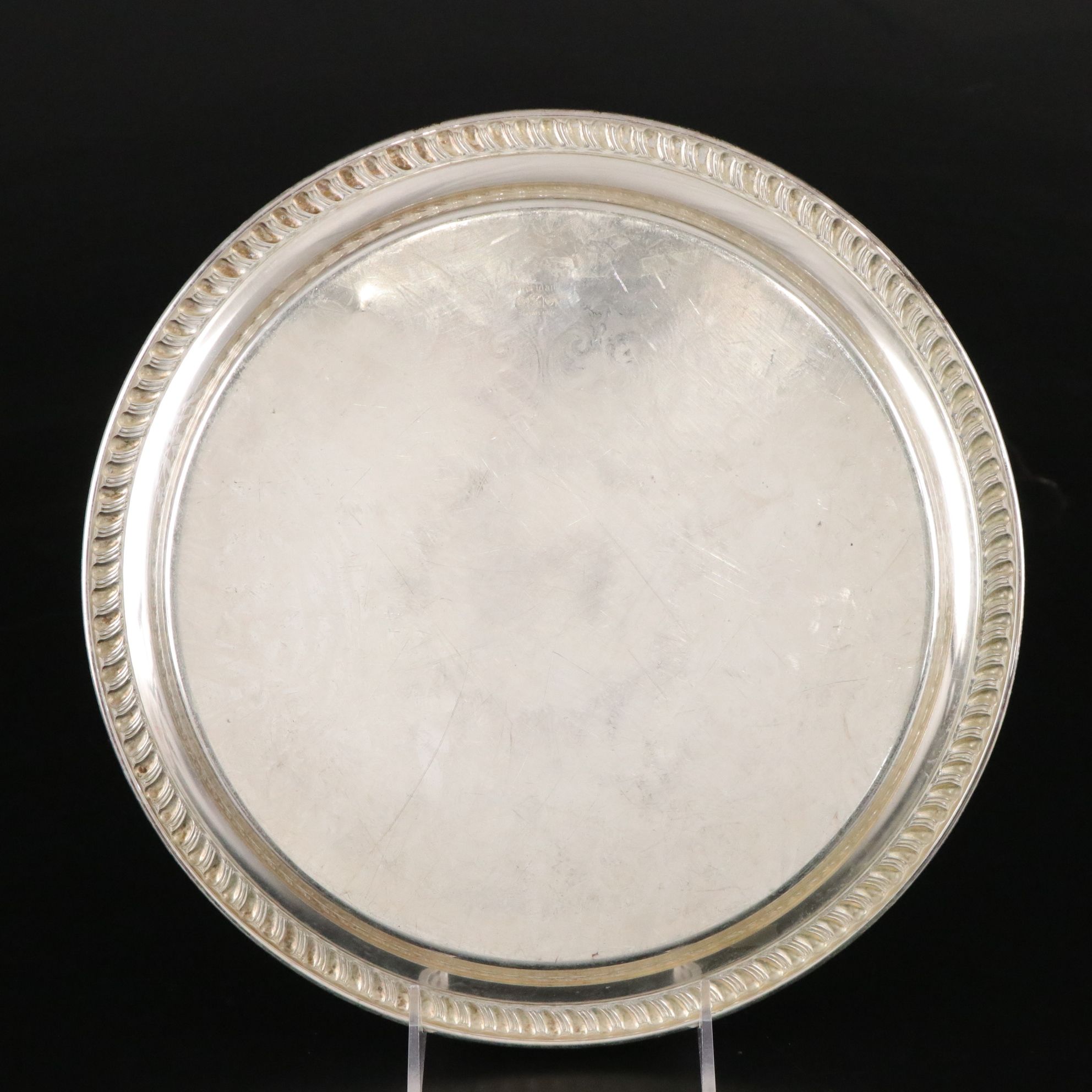 Silver Plate Serving Trays and Candelabra