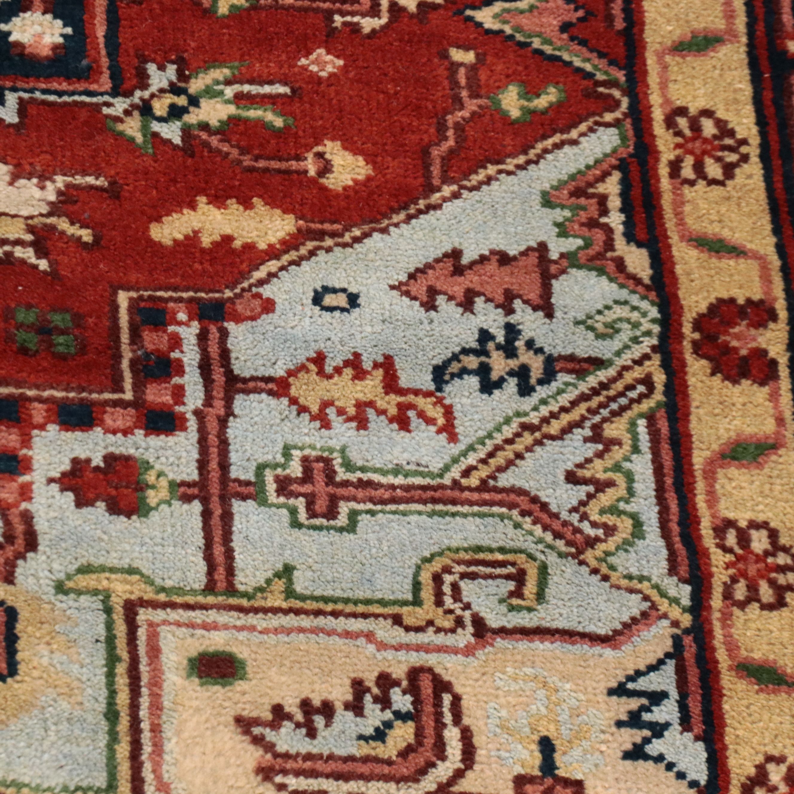 8' x 10'1 Hand-Knotted Persian Heriz Area Rug