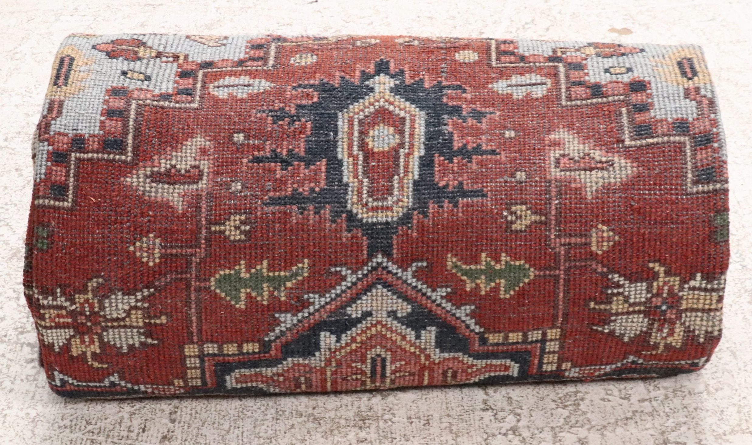 8' x 10'1 Hand-Knotted Persian Heriz Area Rug