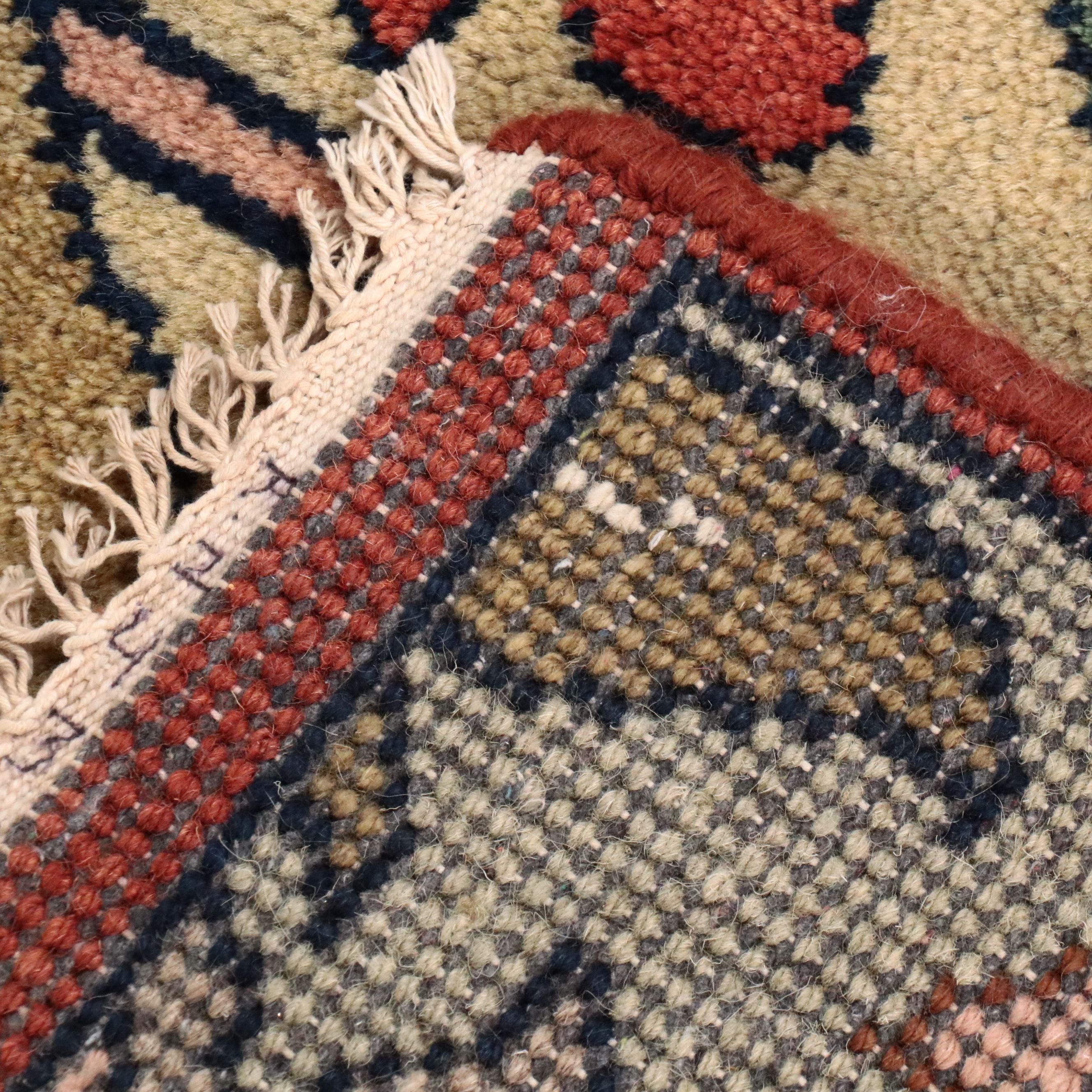 8'11 x 10'2 Hand-Knotted Indo-Persian Ziegler Area Rug