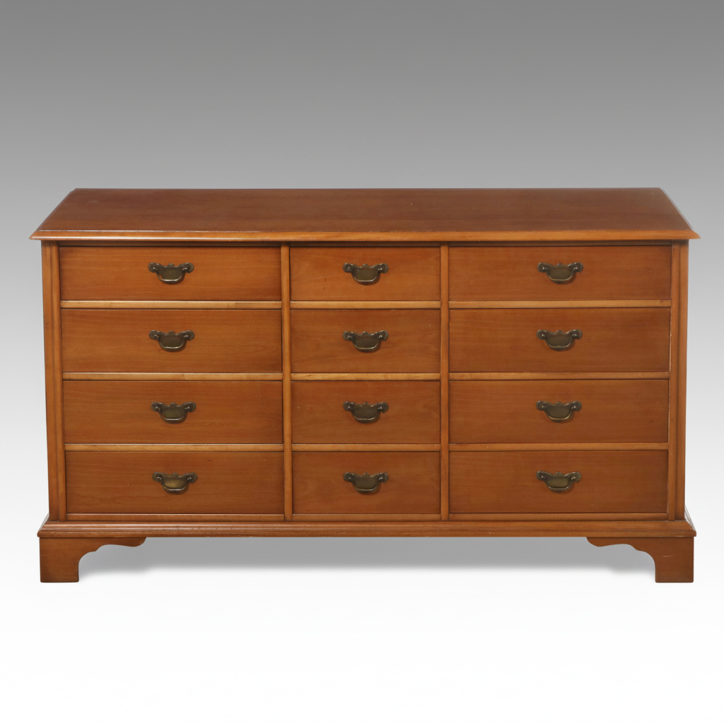 Kent-Coffey "The Bedford" Walnut Chest of Drawers