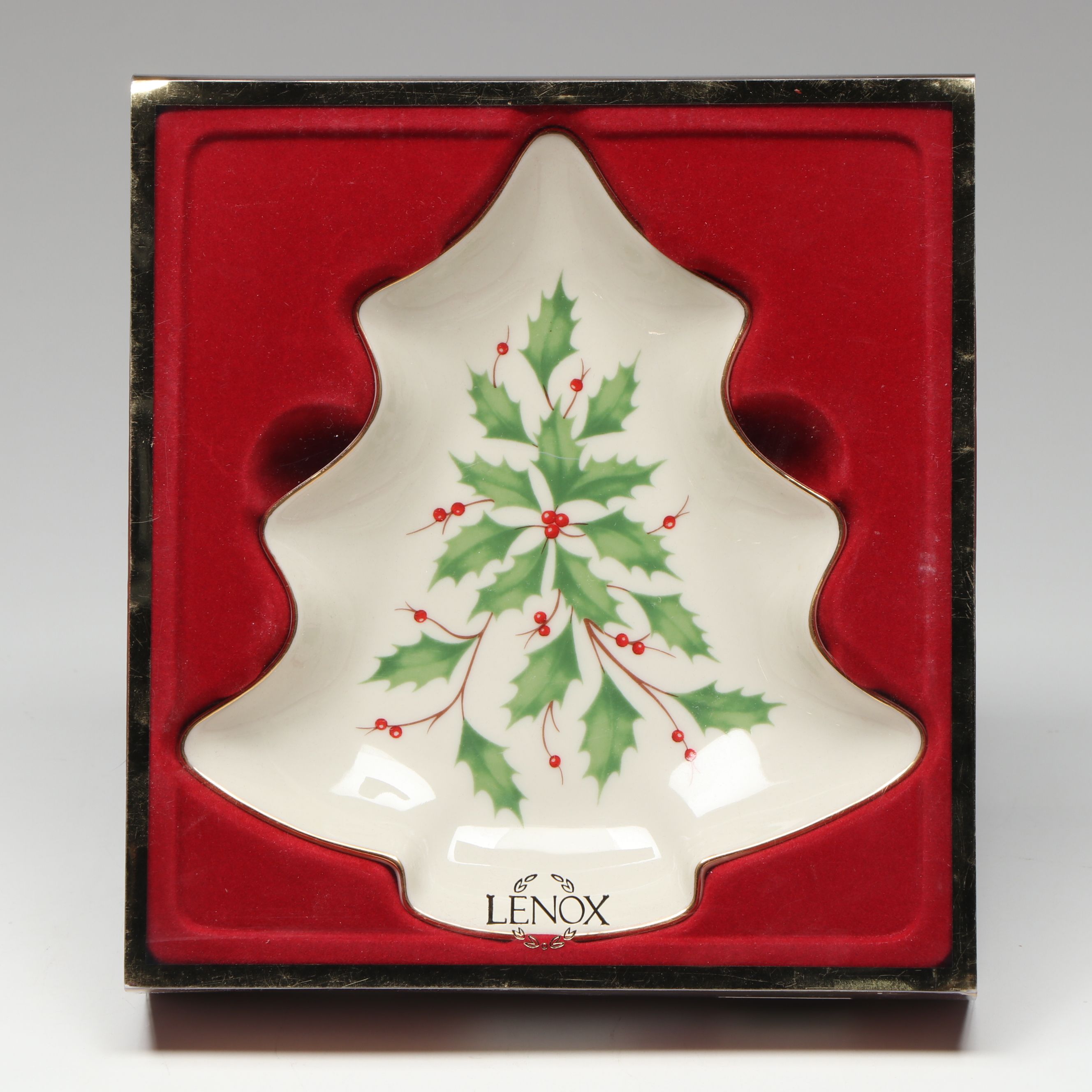 Lenox "Scotch Pine" Plate, Tree Candy Dish, and More Vintage Christmas Décor