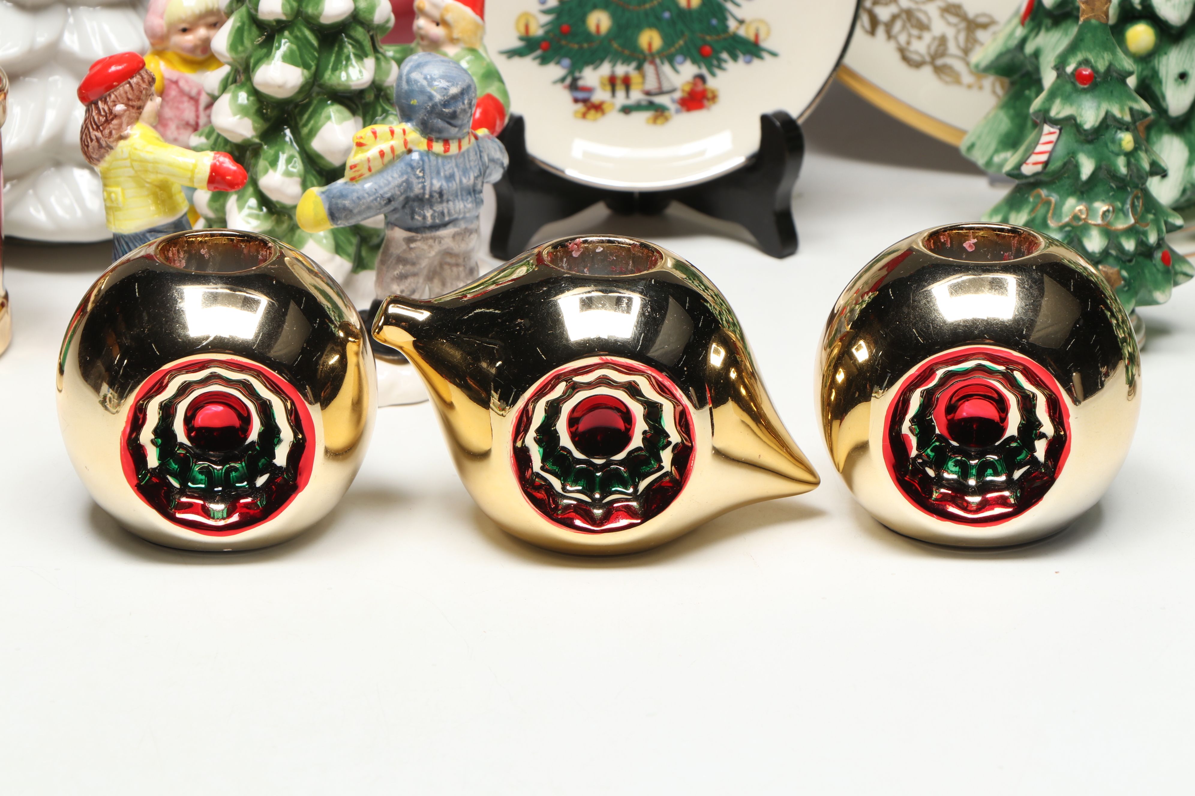 Lenox "Scotch Pine" Plate, Tree Candy Dish, and More Vintage Christmas Décor