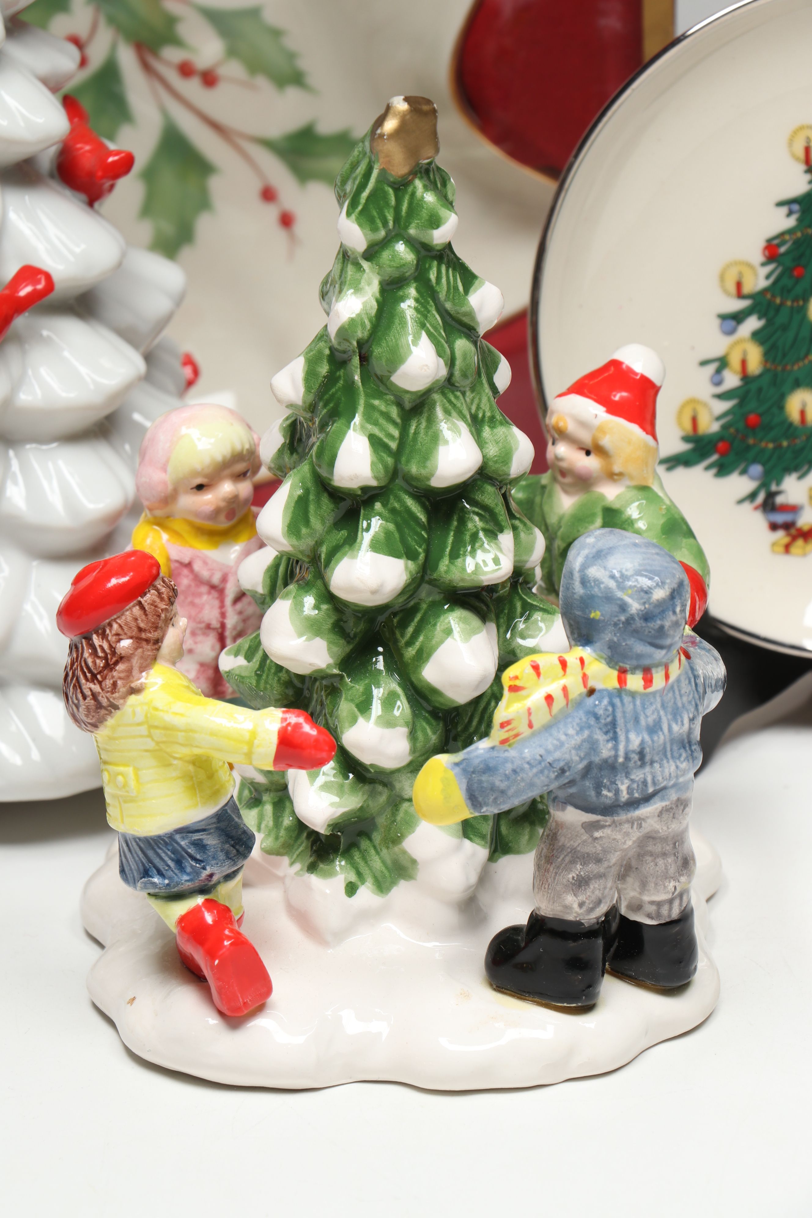 Lenox "Scotch Pine" Plate, Tree Candy Dish, and More Vintage Christmas Décor