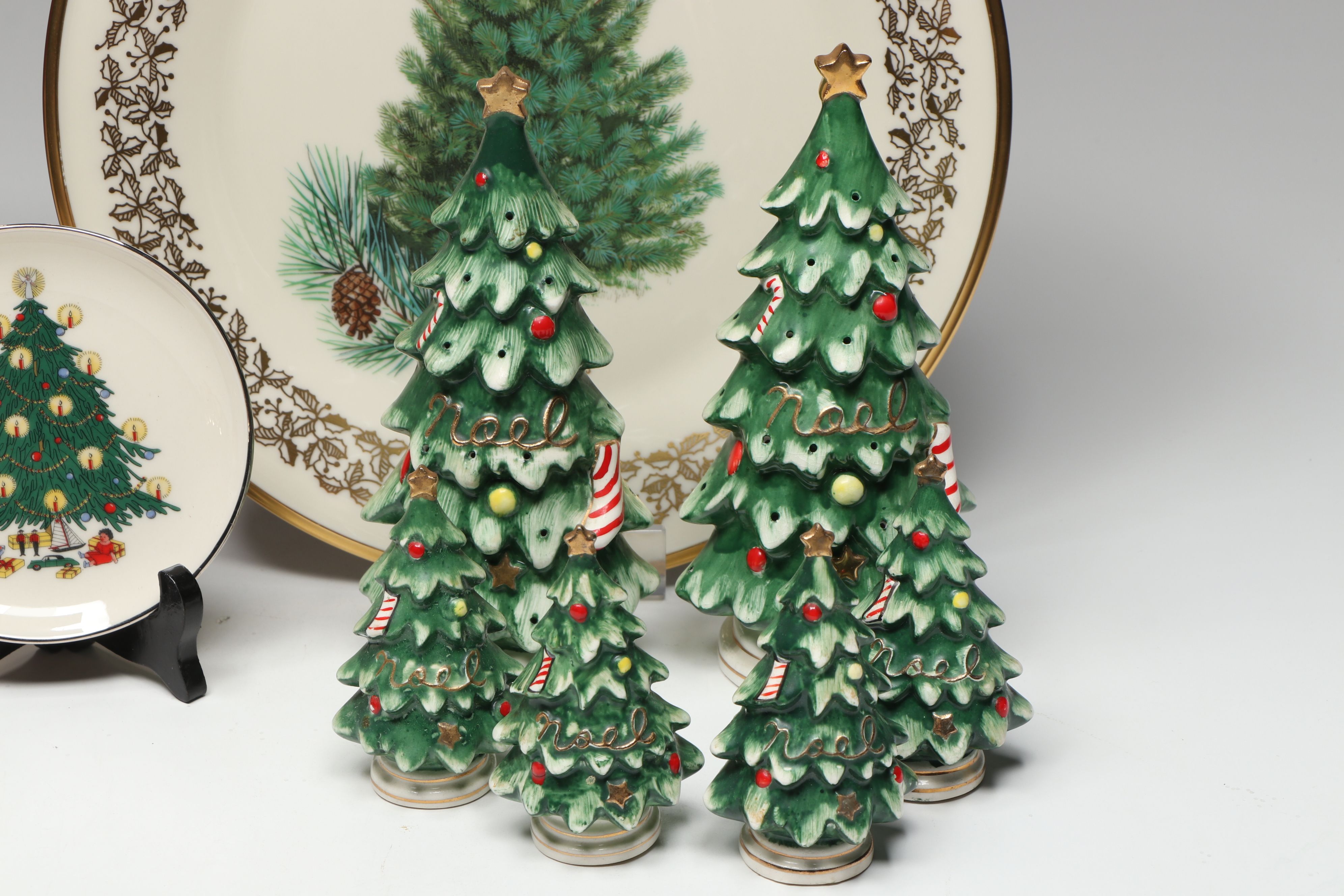 Lenox "Scotch Pine" Plate, Tree Candy Dish, and More Vintage Christmas Décor