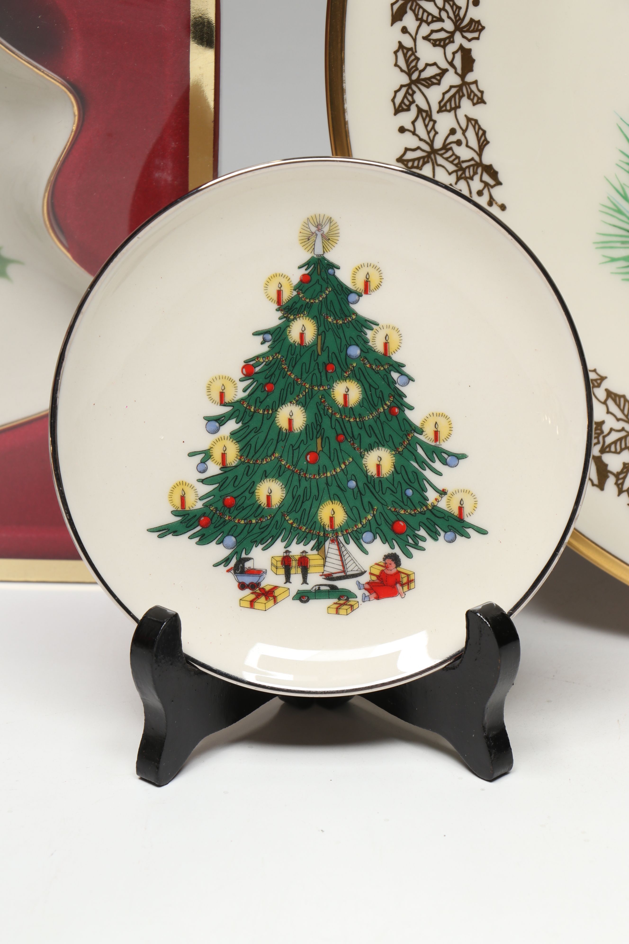 Lenox "Scotch Pine" Plate, Tree Candy Dish, and More Vintage Christmas Décor