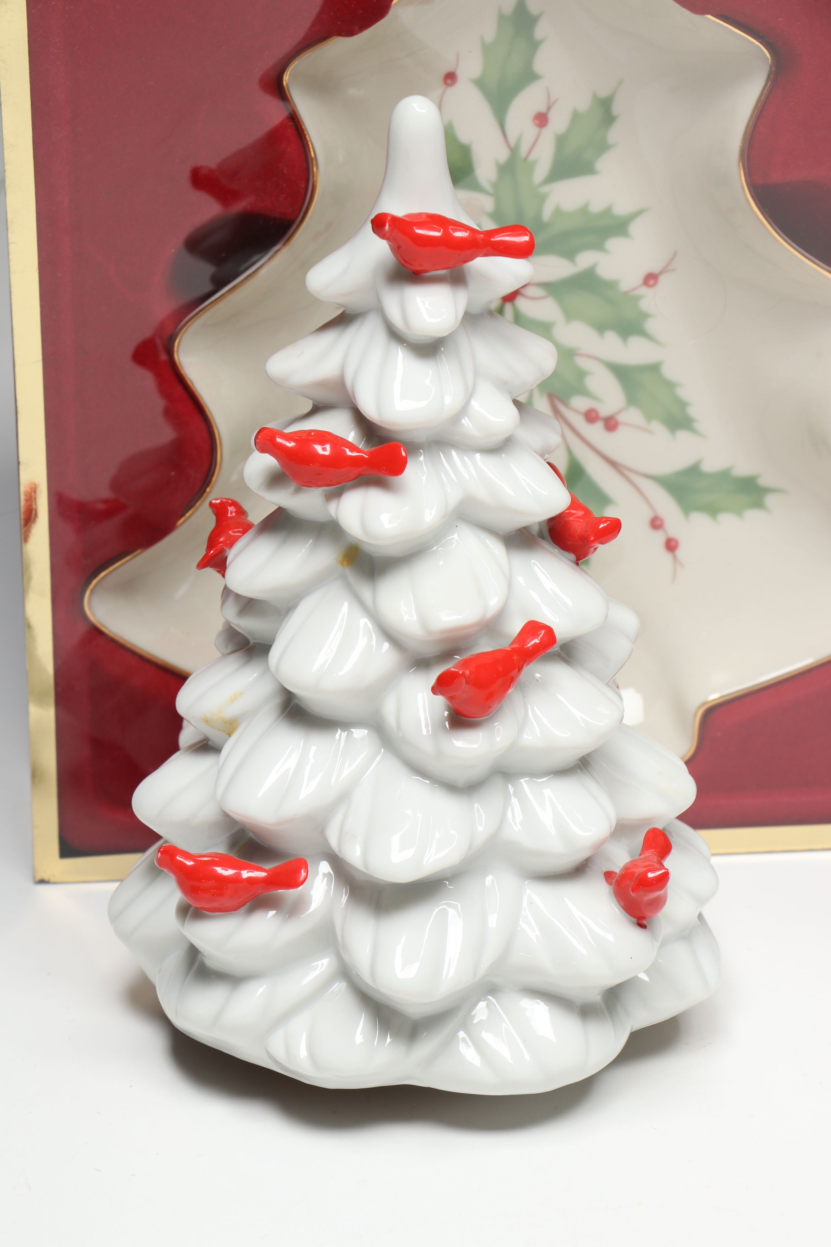 Lenox "Scotch Pine" Plate, Tree Candy Dish, and More Vintage Christmas Décor