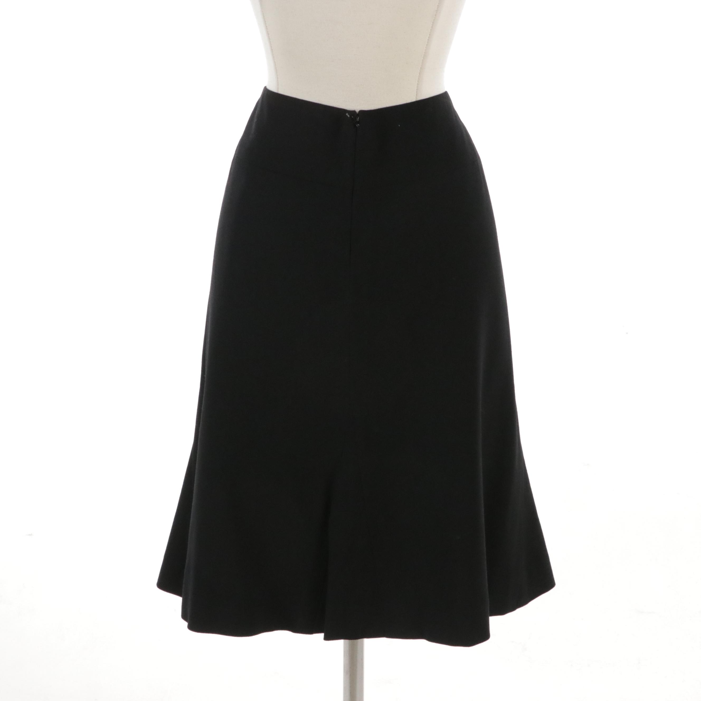 Chanel Black Skirt From the 2003 Spring Collection