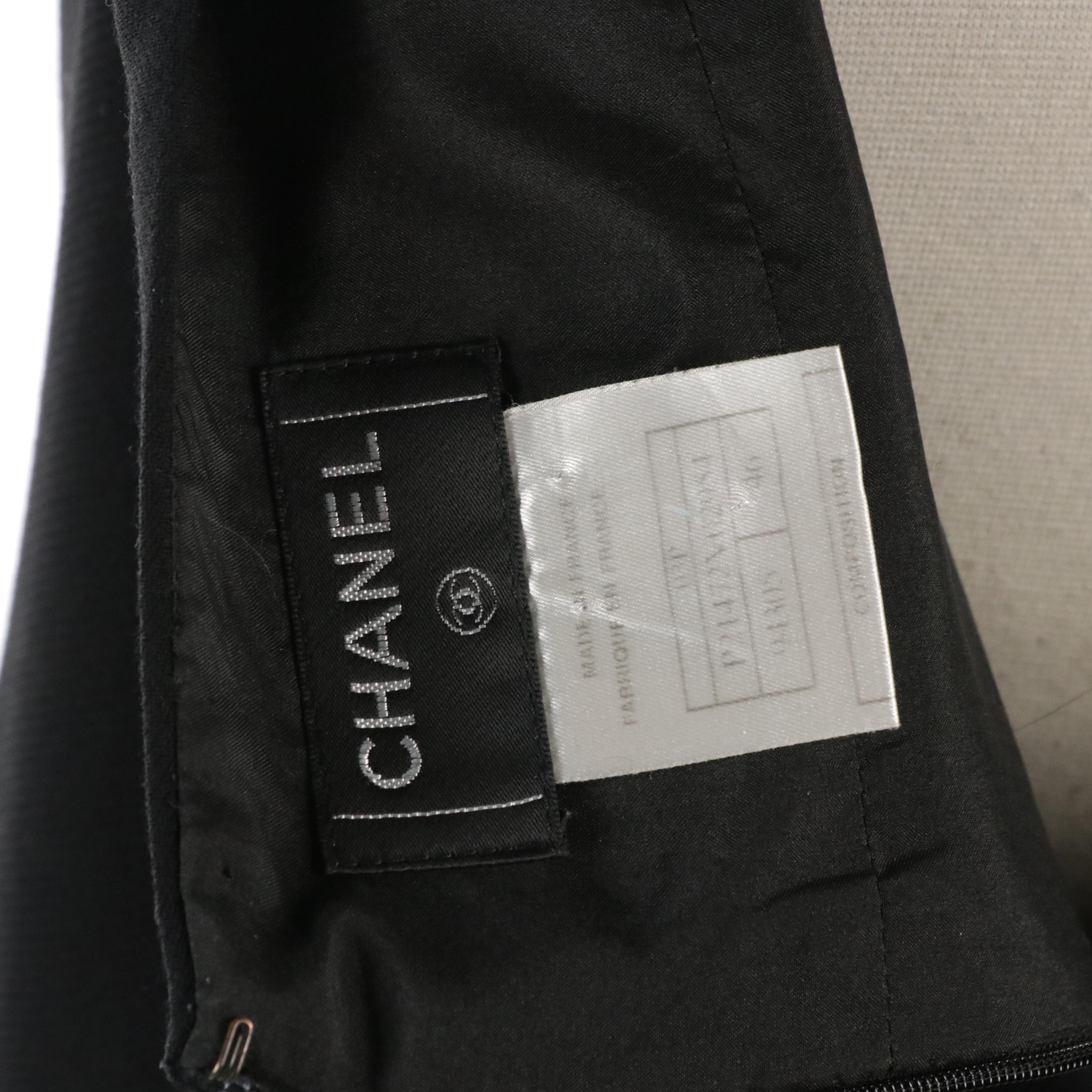 Chanel Black Skirt From the 2003 Spring Collection