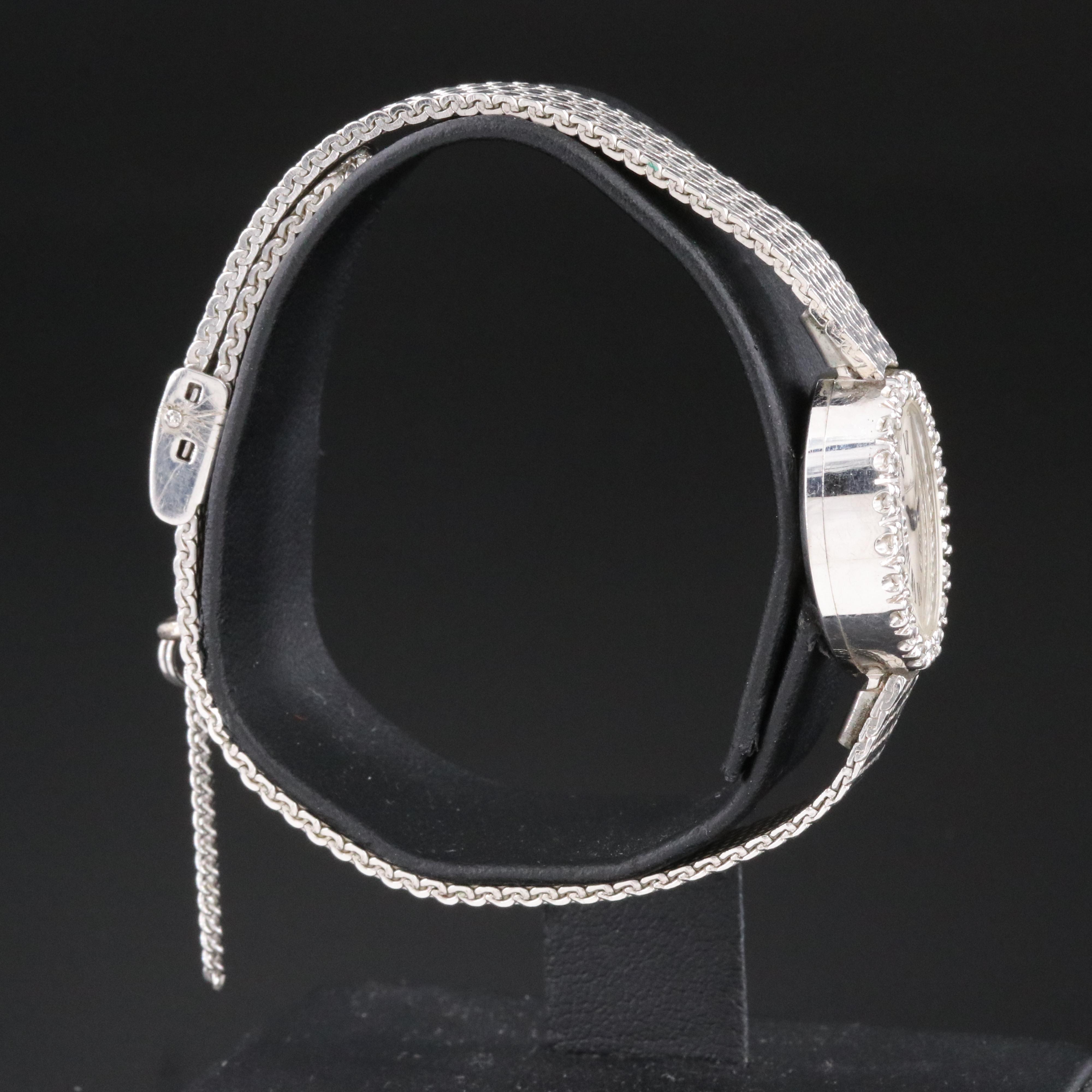 14K Gold Lucien Piccard Diamond Cocktail Watch