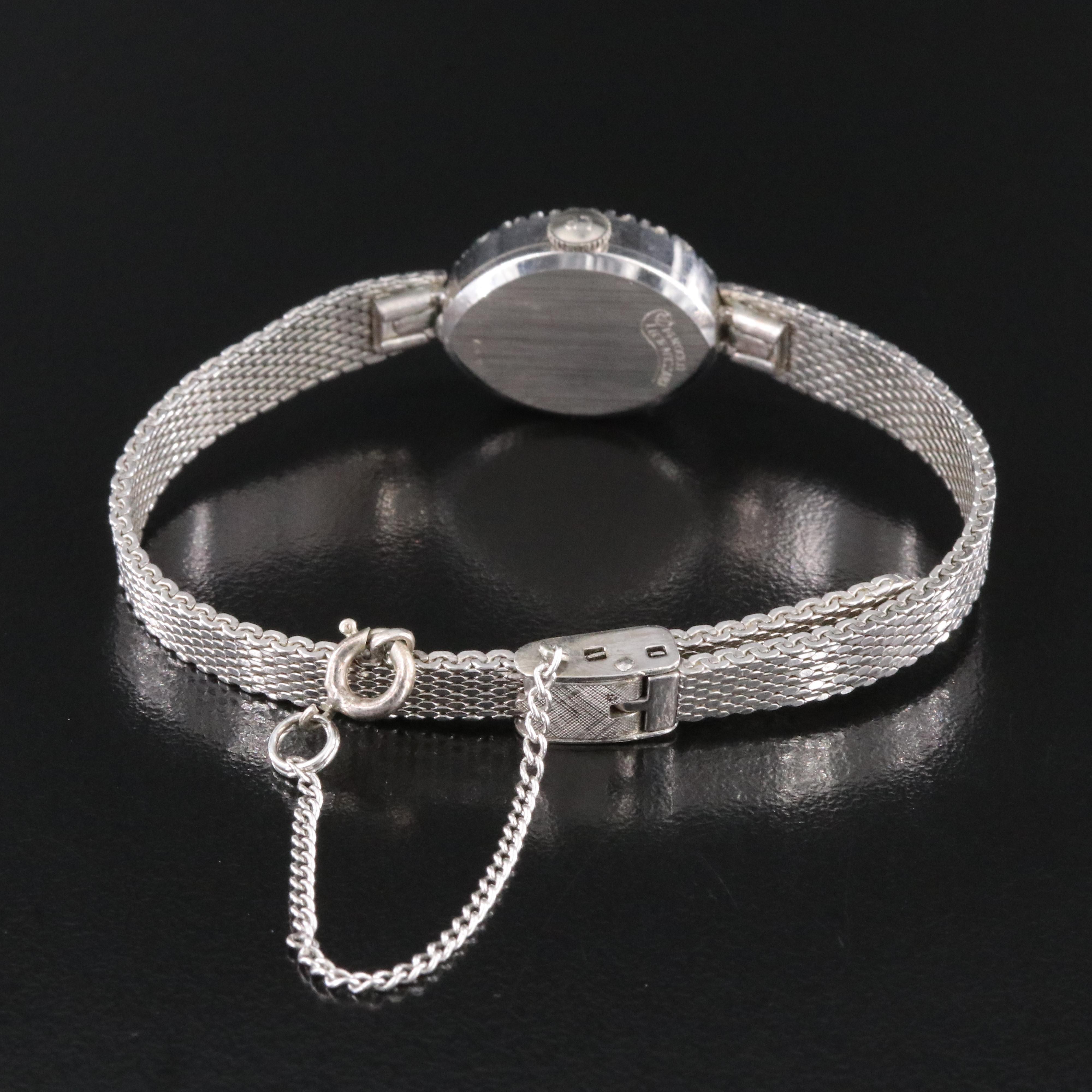 14K Gold Lucien Piccard Diamond Cocktail Watch