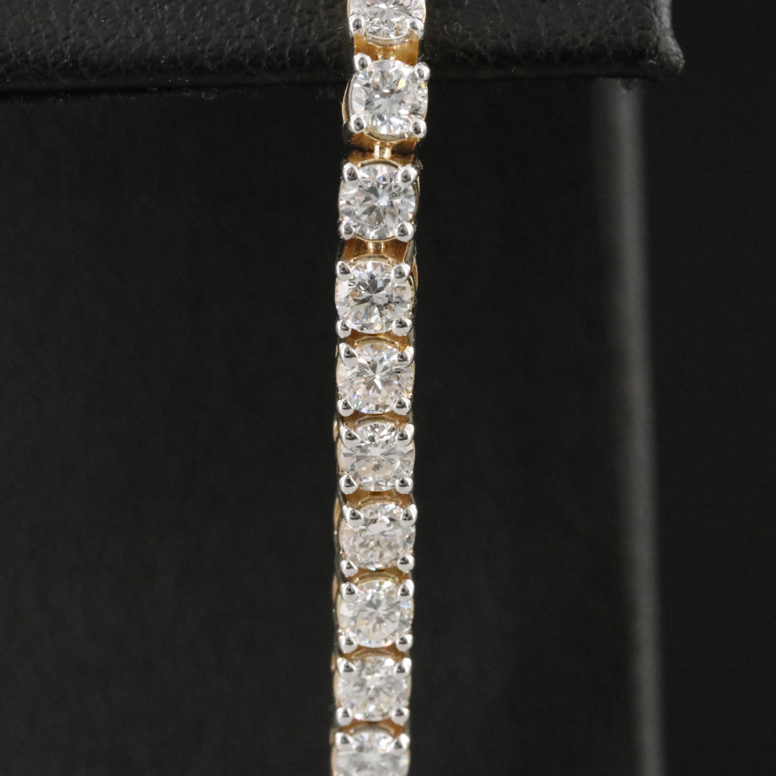 14K 2.00 CTW Lab Grown Diamond Drop Earrings