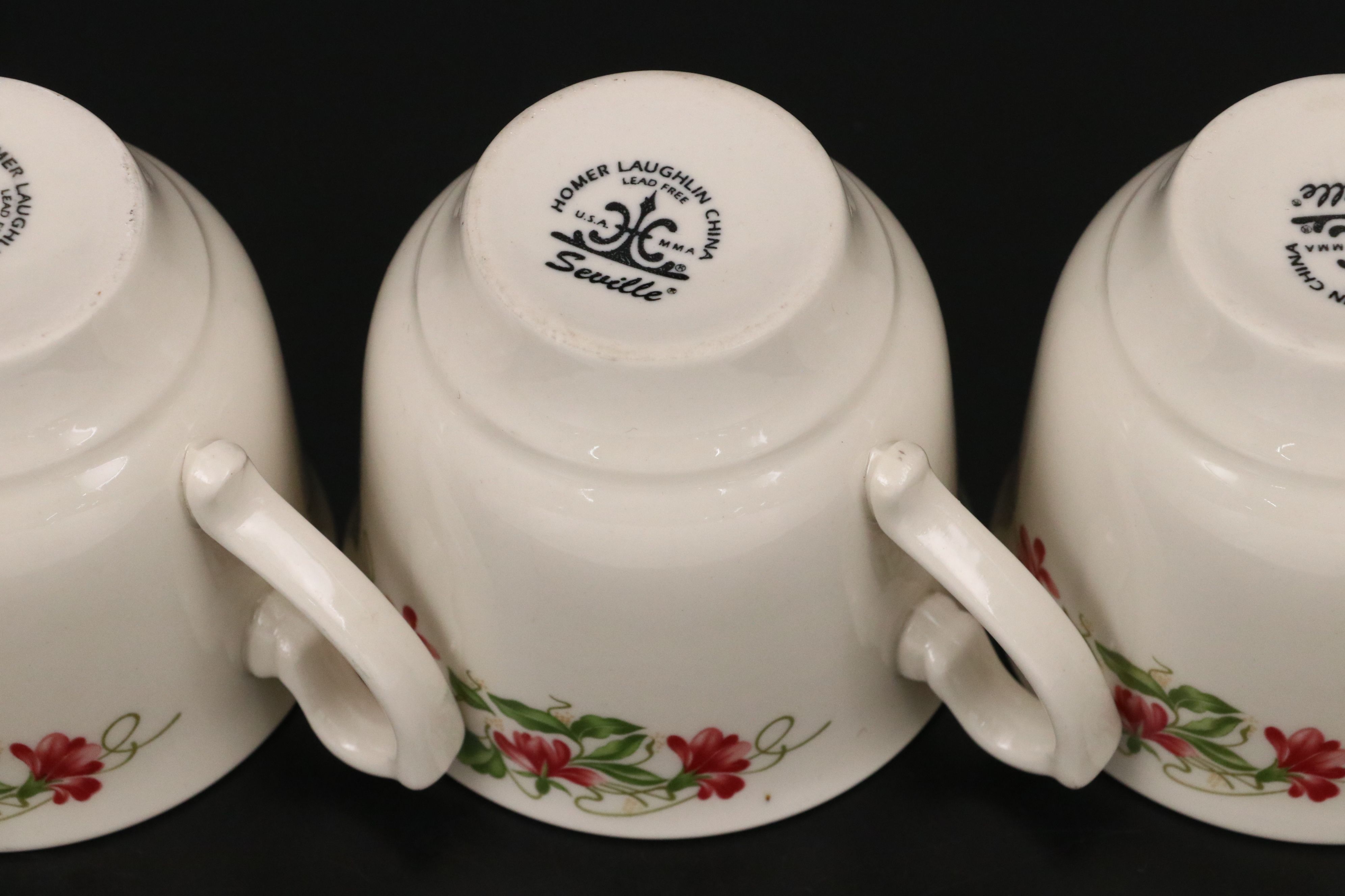 Homer Laughlin "Pink Violets" Restaurant Ceramic Dinnerware