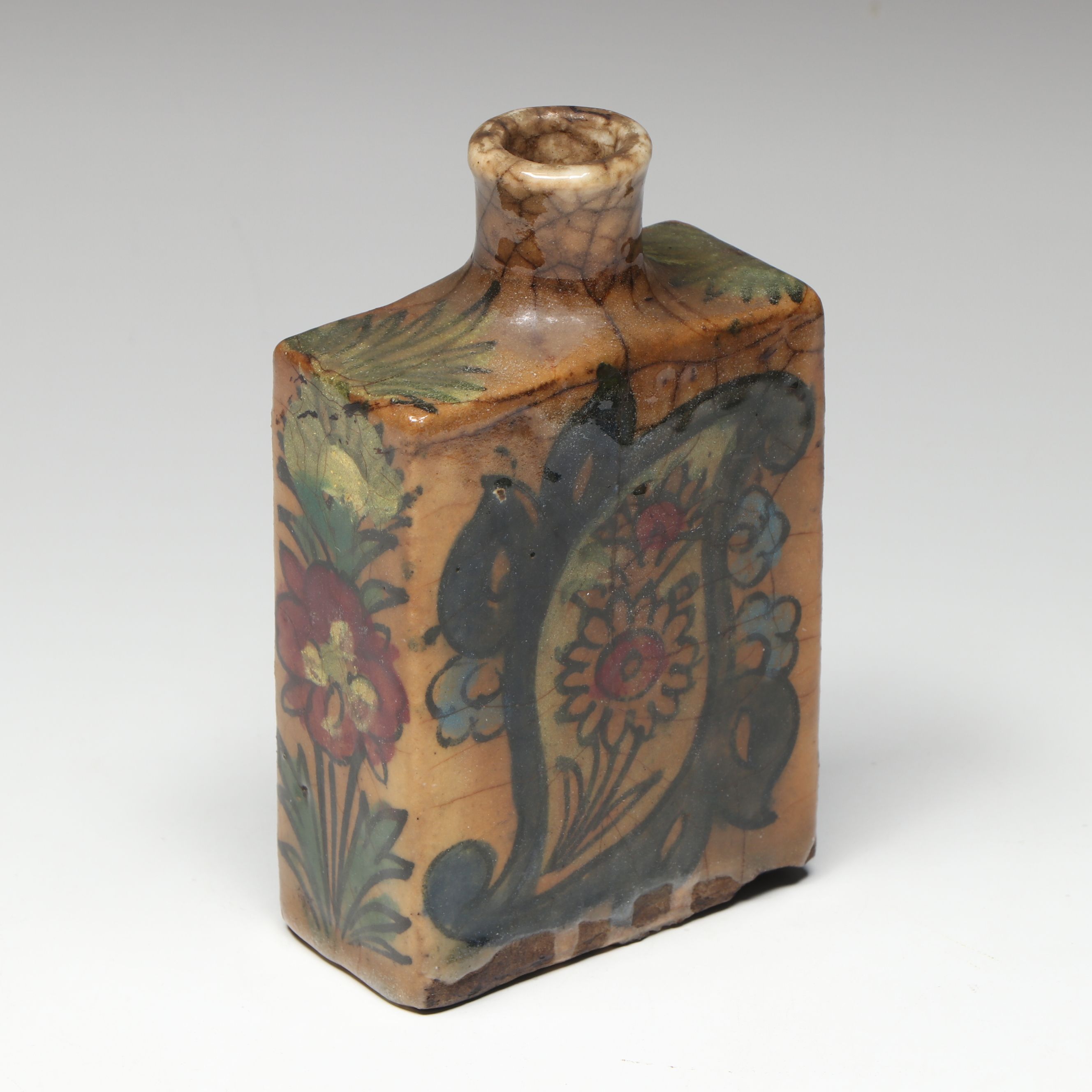 Art Pottery Glazed Ceramic Bud Vases