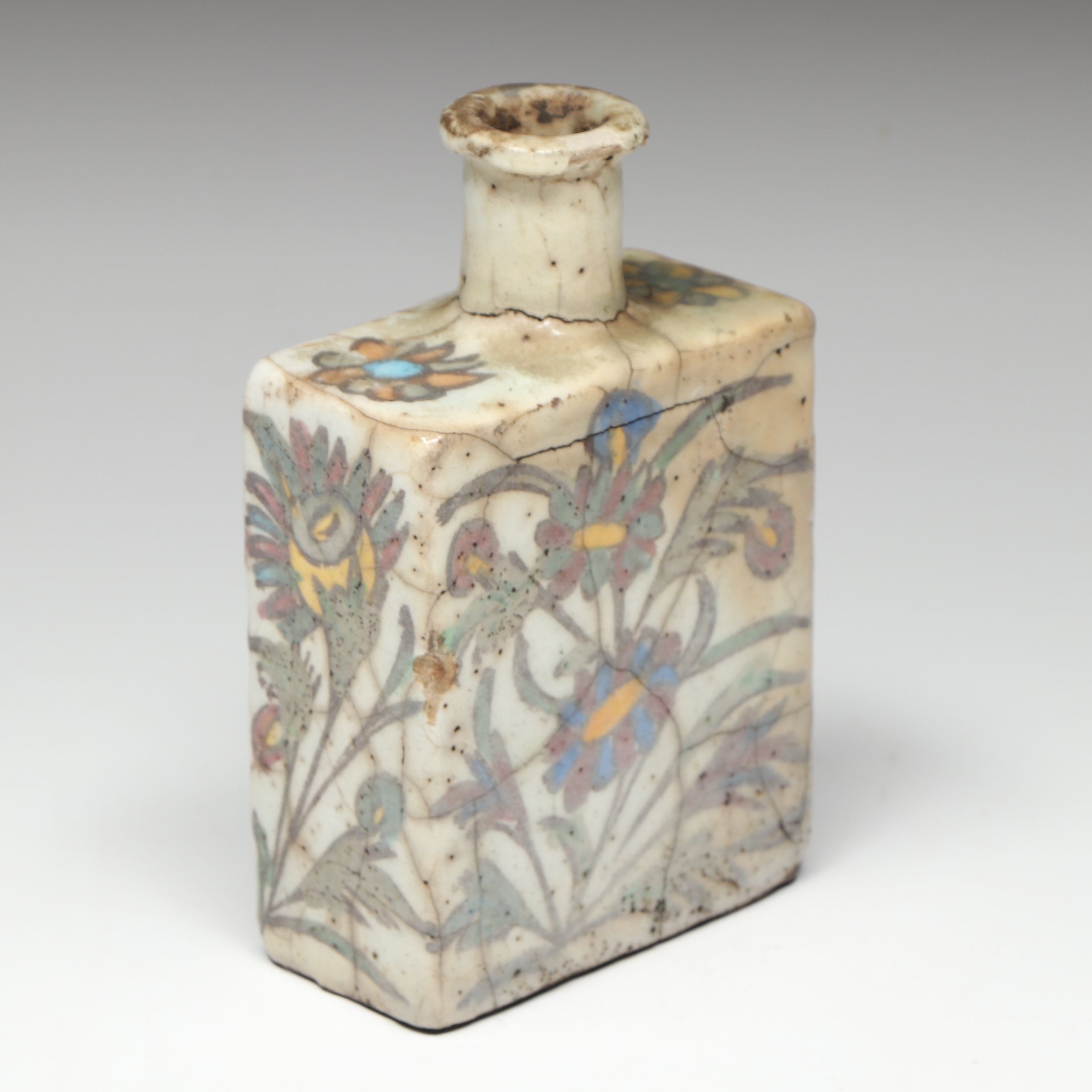 Art Pottery Glazed Ceramic Bud Vases