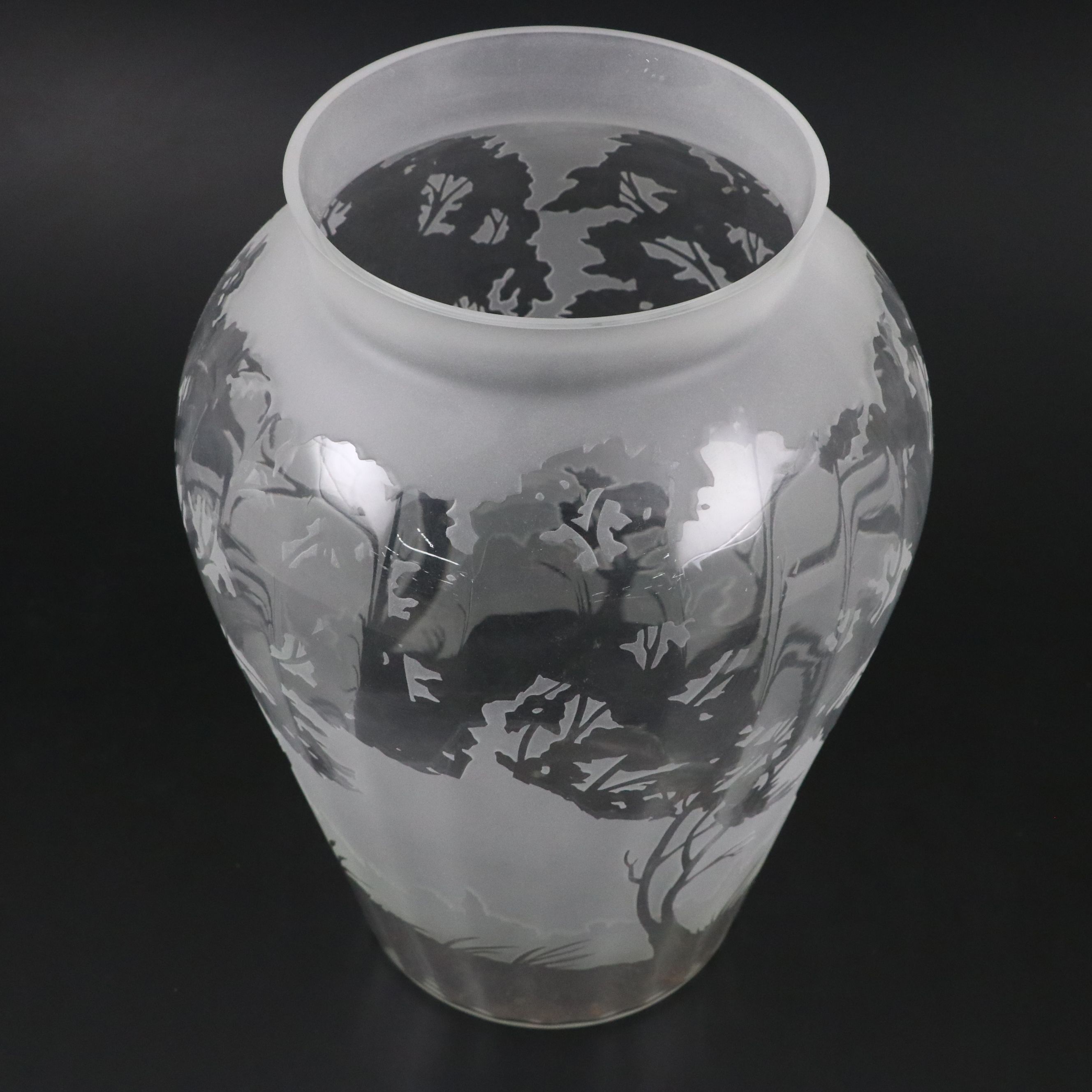 Pilgrim Cameo Glass Vase, 2002